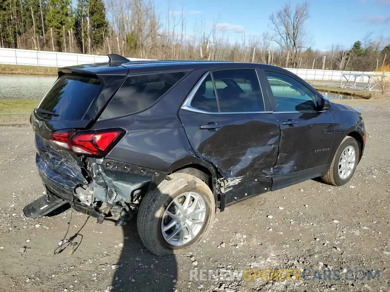 3 Photograph of a damaged car 3GNAXUEG4PS107348 CHEVROLET EQUINOX 2023