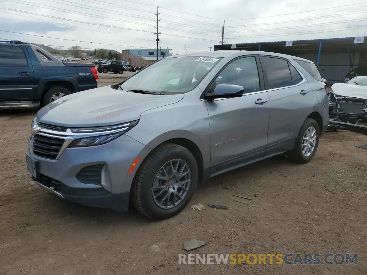 1 Photograph of a damaged car 3GNAXUEG4PS187704 CHEVROLET EQUINOX 2023