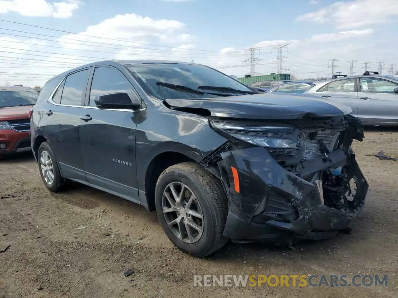 4 Photograph of a damaged car 3GNAXUEG5PL127893 CHEVROLET EQUINOX 2023