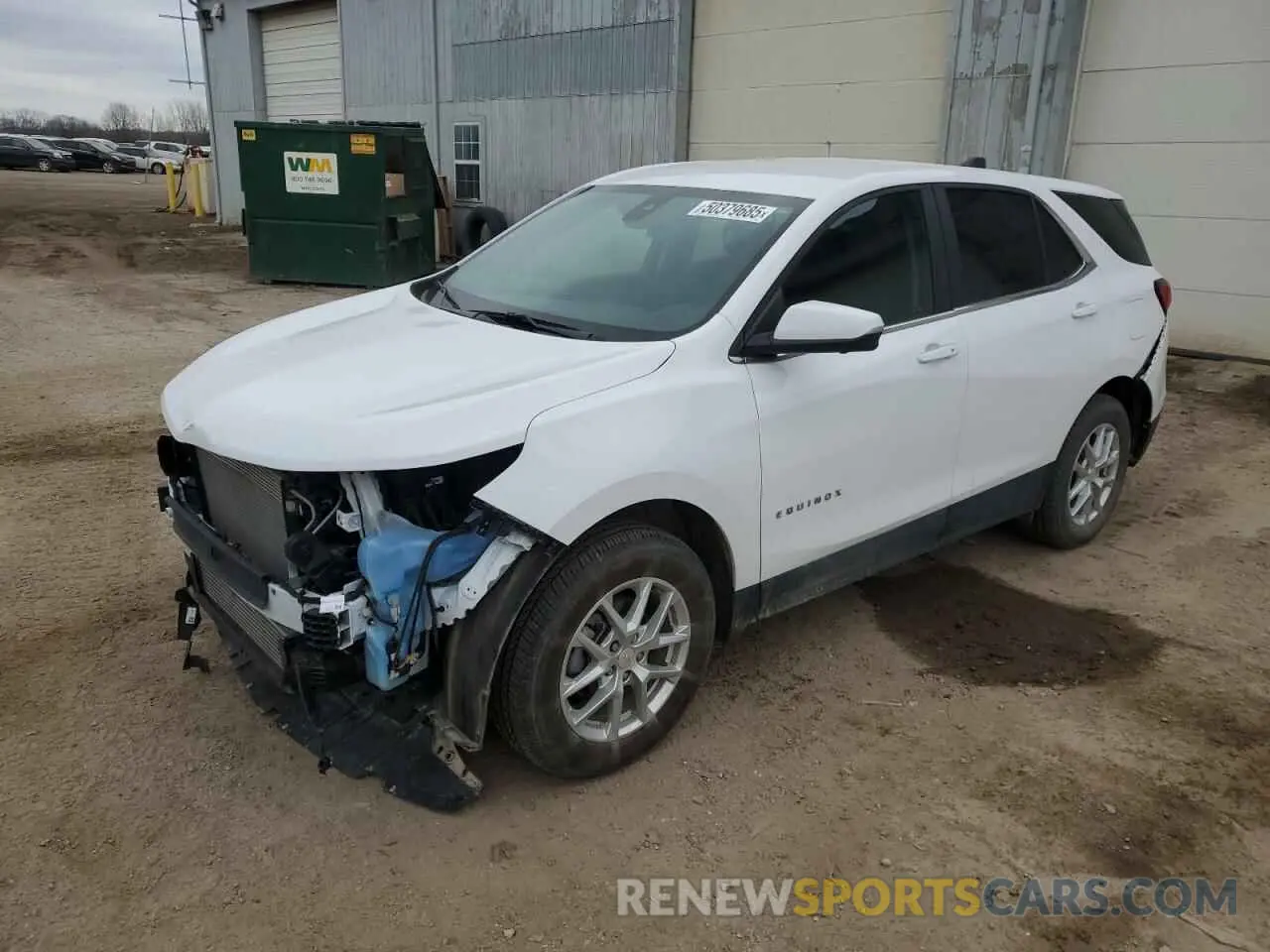 1 Photograph of a damaged car 3GNAXUEG6PL255589 CHEVROLET EQUINOX 2023