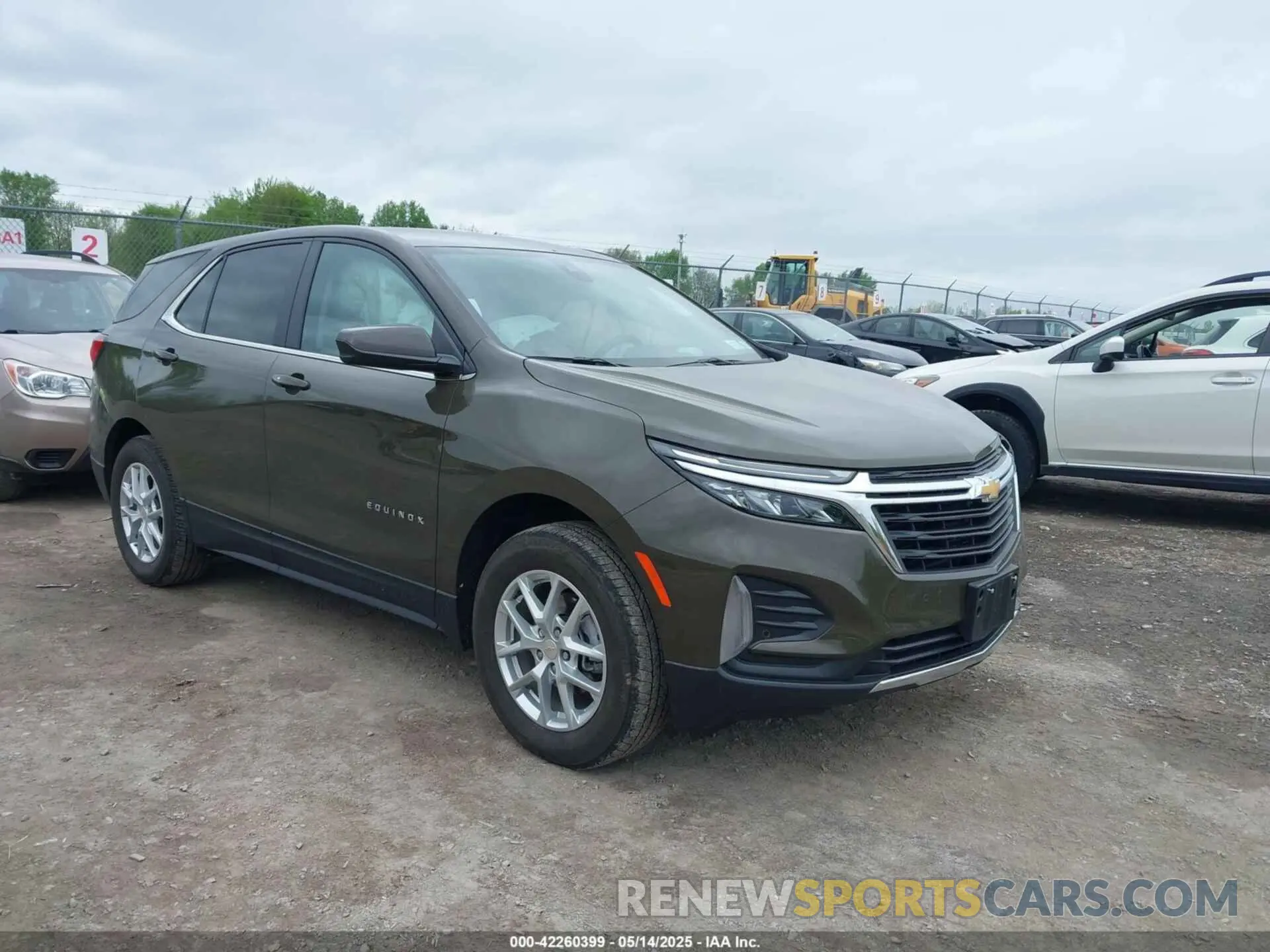 1 Photograph of a damaged car 3GNAXUEG7PL175315 CHEVROLET EQUINOX 2023