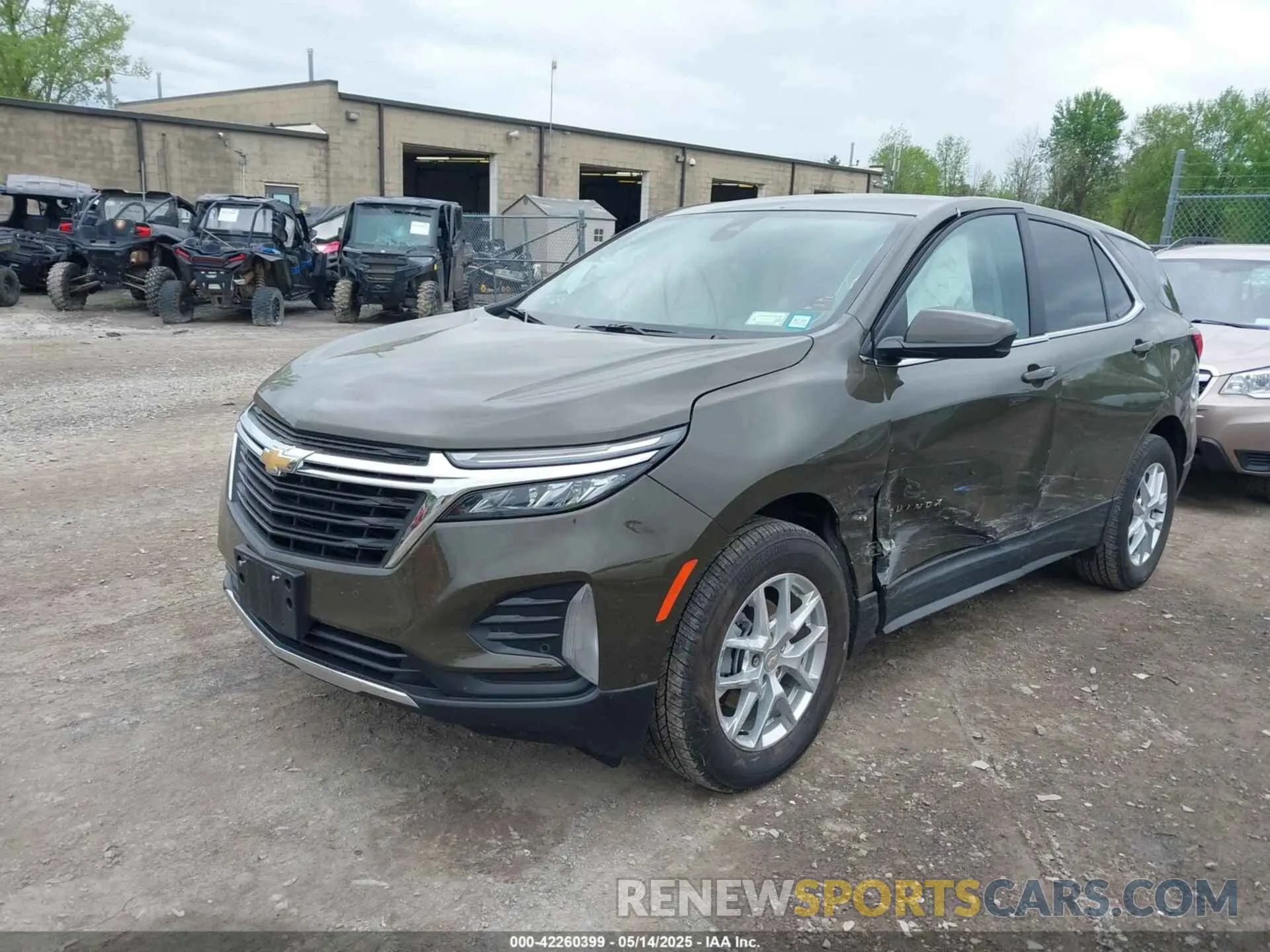 2 Photograph of a damaged car 3GNAXUEG7PL175315 CHEVROLET EQUINOX 2023
