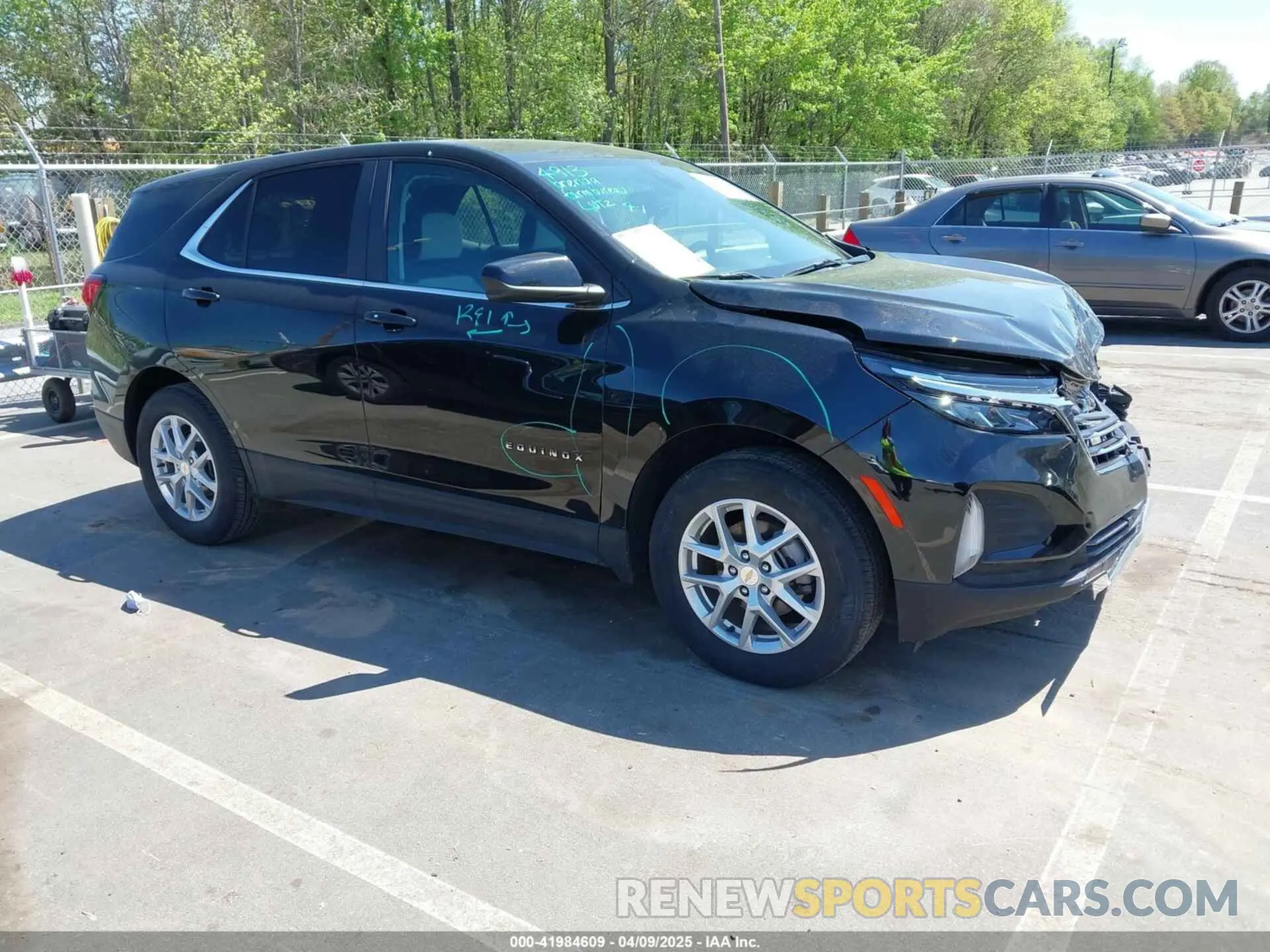 1 Photograph of a damaged car 3GNAXUEG7PL213044 CHEVROLET EQUINOX 2023