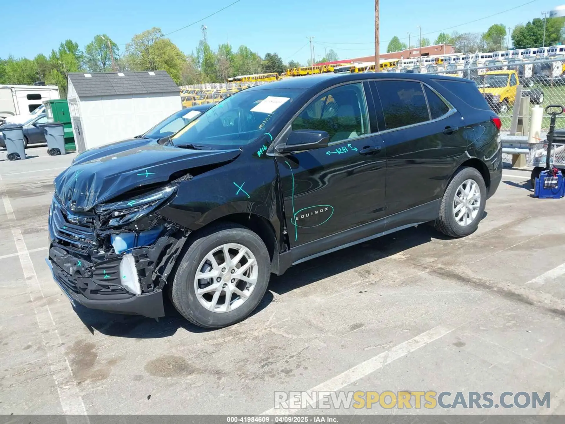 2 Photograph of a damaged car 3GNAXUEG7PL213044 CHEVROLET EQUINOX 2023