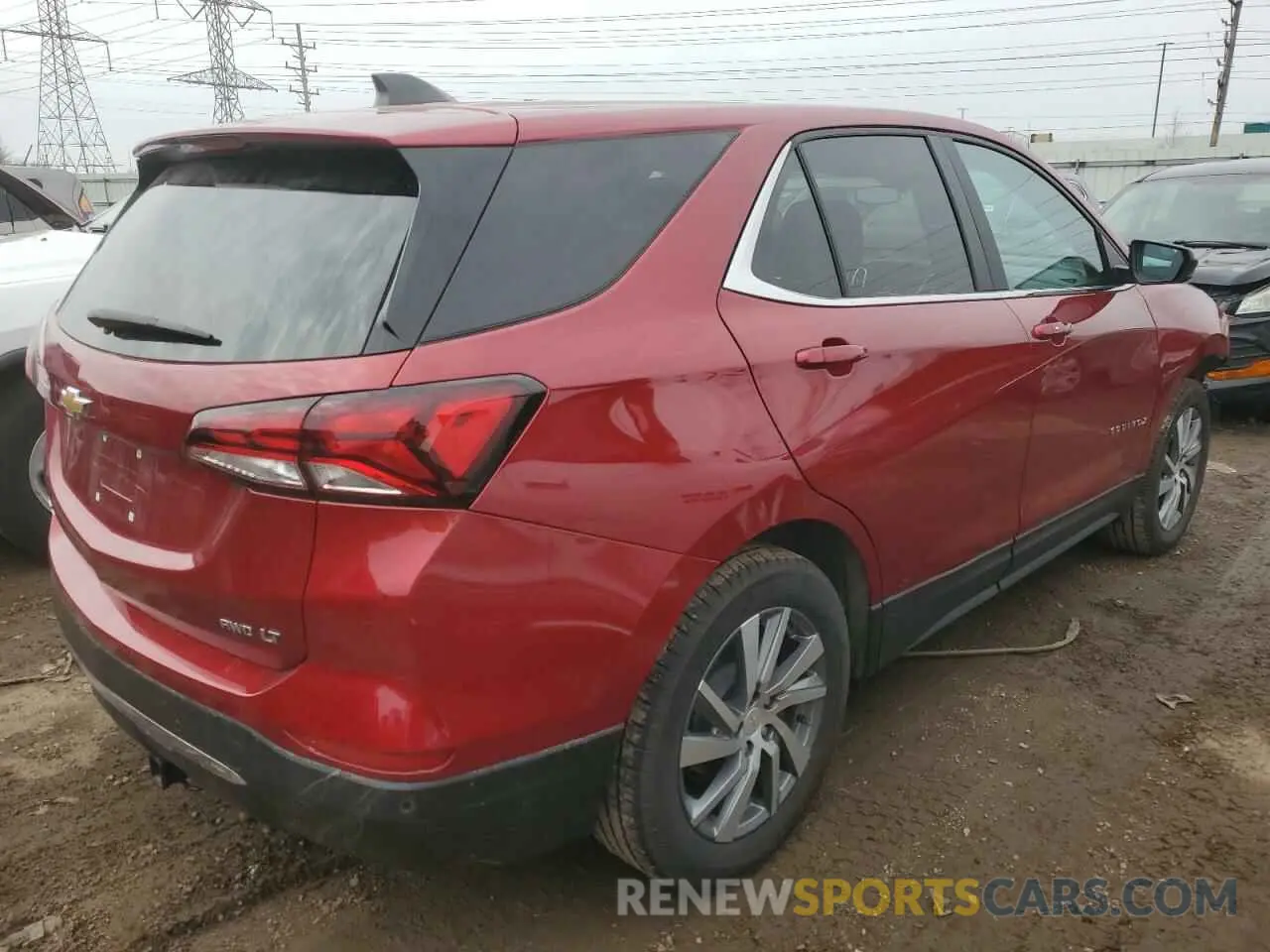 3 Photograph of a damaged car 3GNAXUEG7PS152946 CHEVROLET EQUINOX 2023