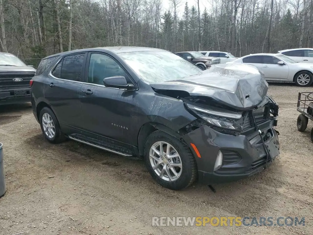4 Photograph of a damaged car 3GNAXUEG8PS191724 CHEVROLET EQUINOX 2023