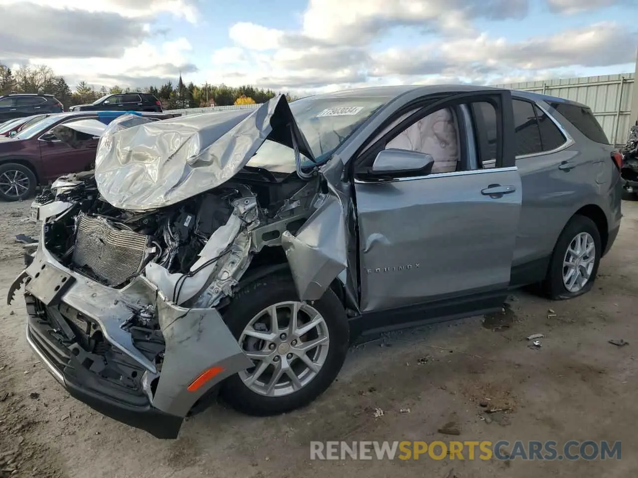 1 Photograph of a damaged car 3GNAXUEGXPL127436 CHEVROLET EQUINOX 2023