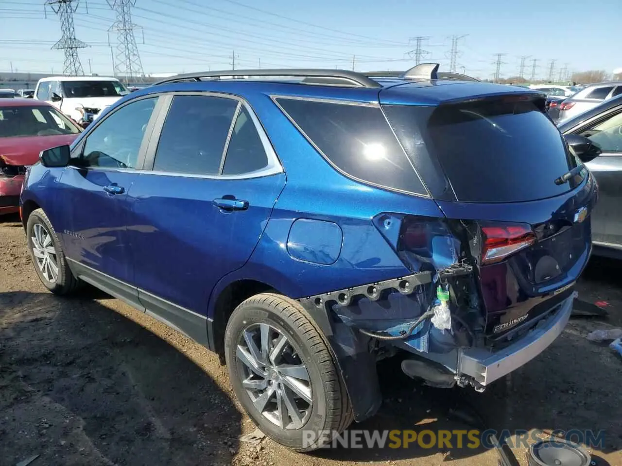2 Photograph of a damaged car 3GNAXUEGXPL198393 CHEVROLET EQUINOX 2023