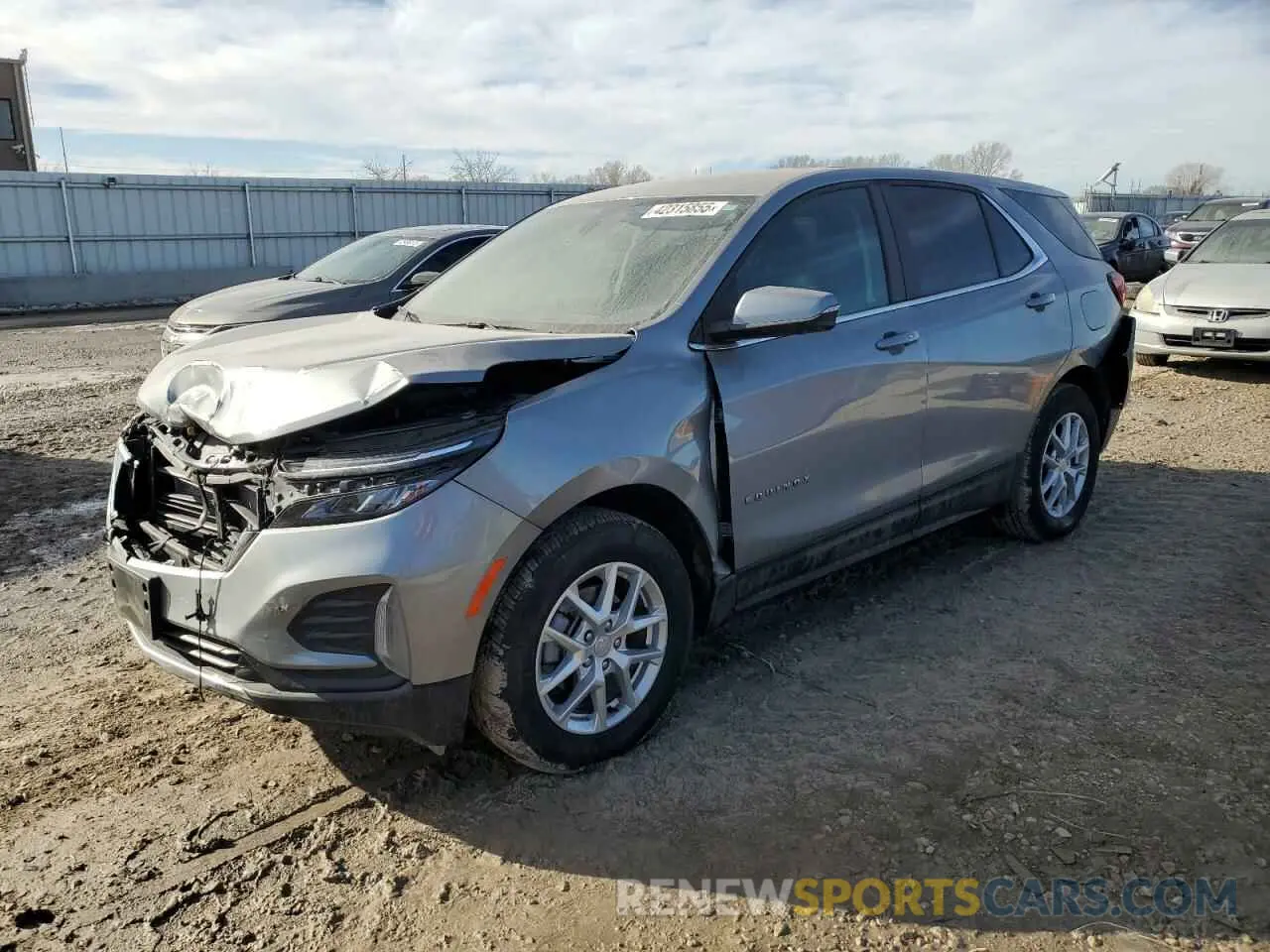 1 Photograph of a damaged car 3GNAXUEGXPL272332 CHEVROLET EQUINOX 2023