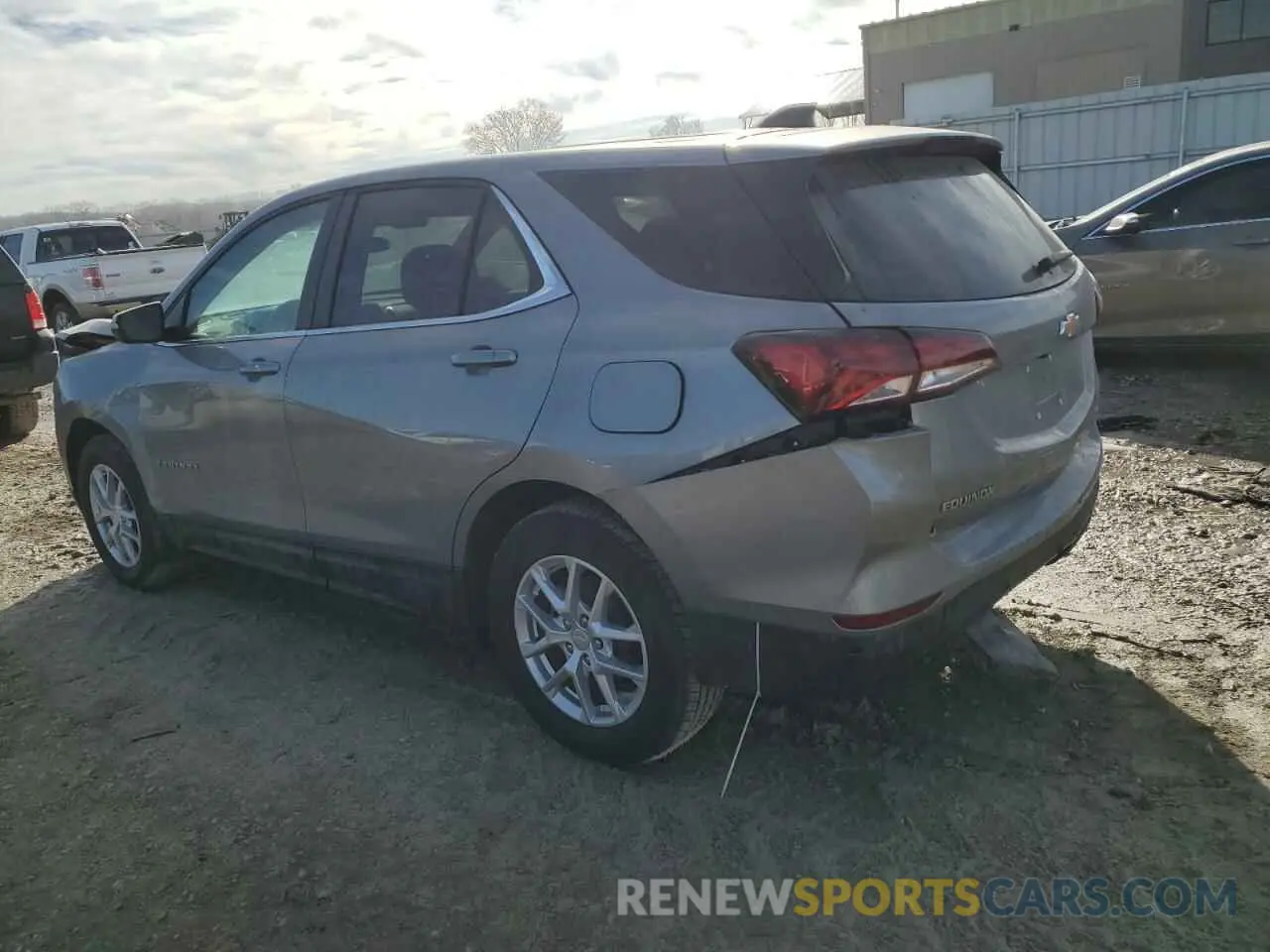 2 Photograph of a damaged car 3GNAXUEGXPL272332 CHEVROLET EQUINOX 2023