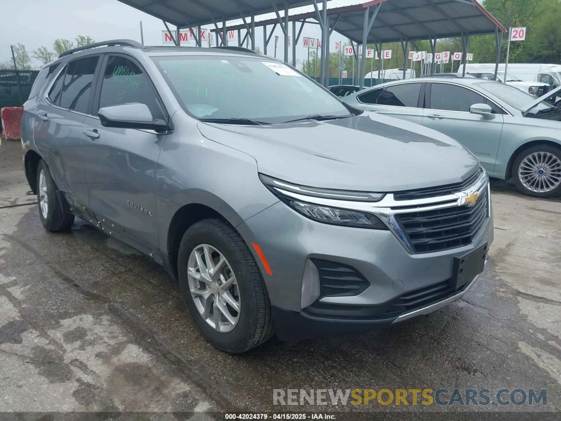 1 Photograph of a damaged car 3GNAXUEGXPS189604 CHEVROLET EQUINOX 2023