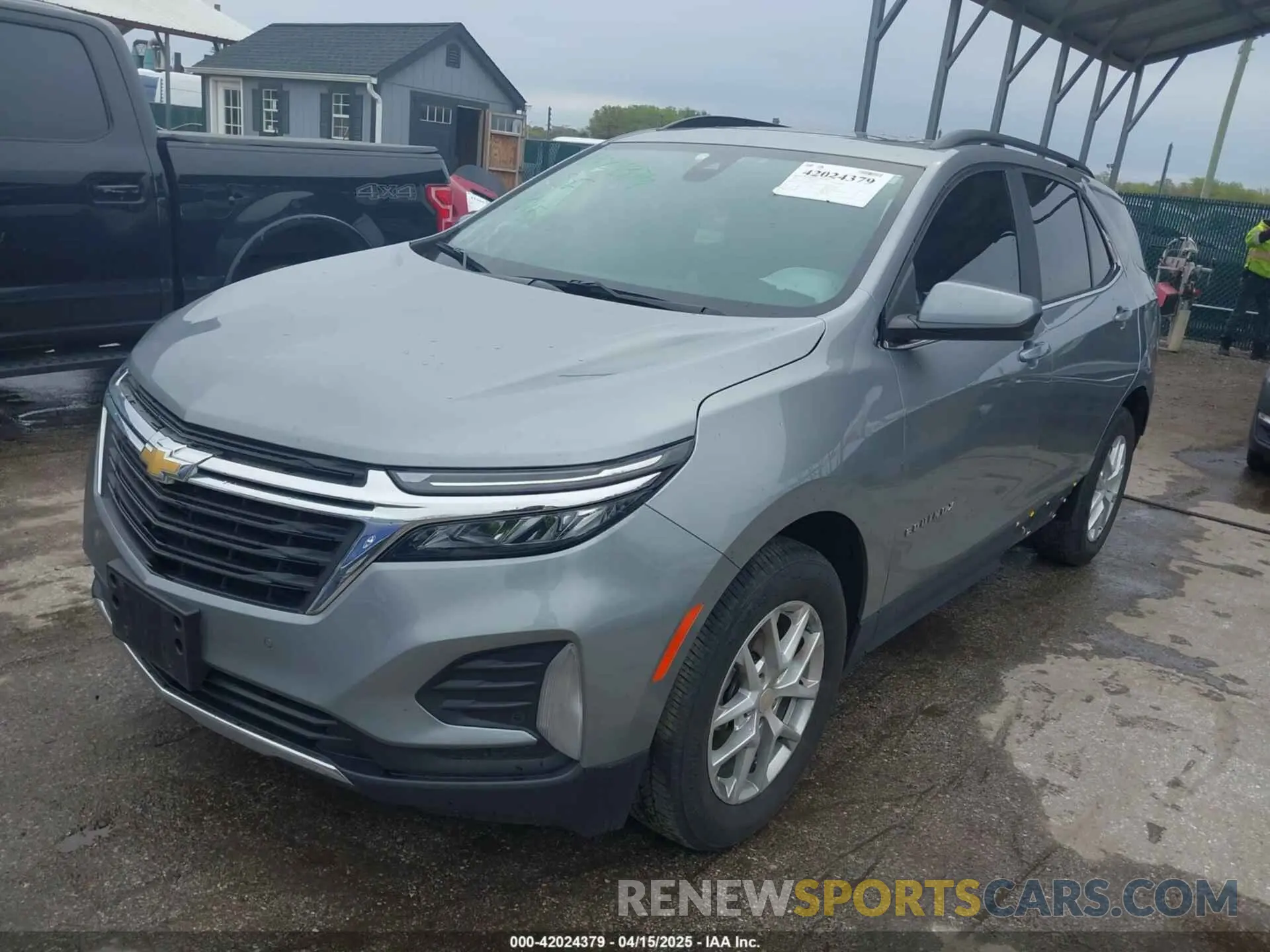 2 Photograph of a damaged car 3GNAXUEGXPS189604 CHEVROLET EQUINOX 2023