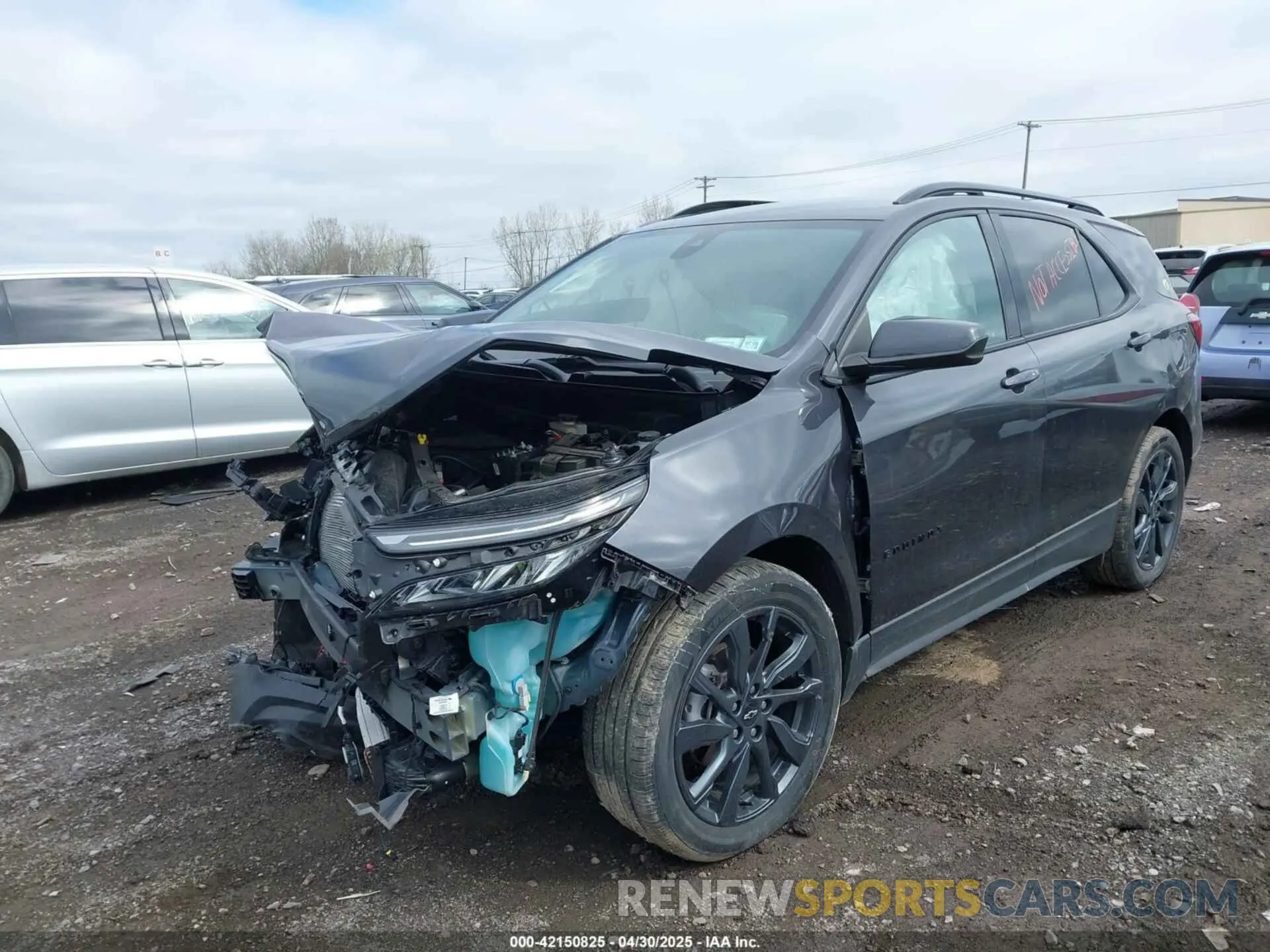 2 Photograph of a damaged car 3GNAXWEG1PS114463 CHEVROLET EQUINOX 2023