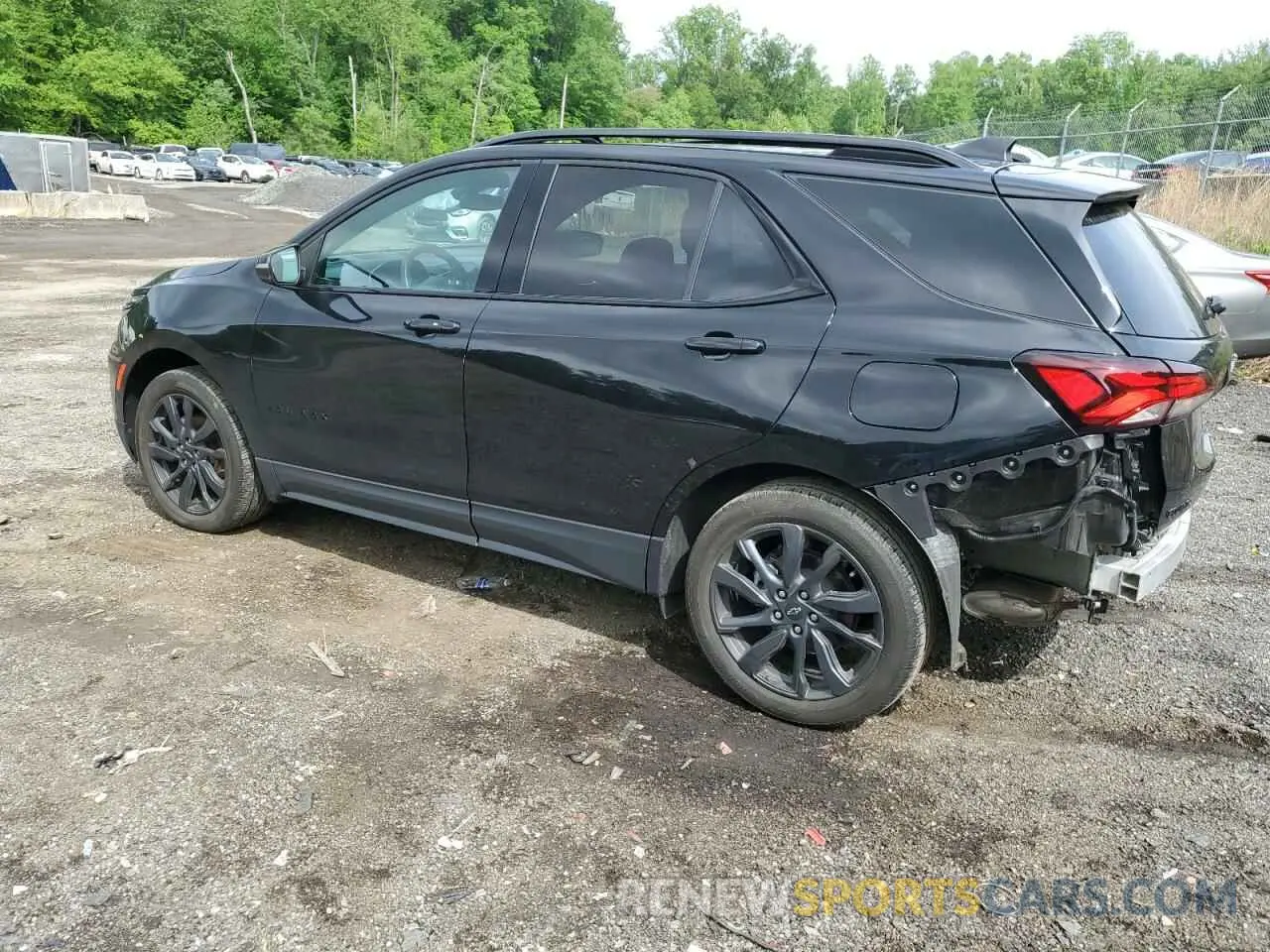2 Photograph of a damaged car 3GNAXWEG4PL122230 CHEVROLET EQUINOX 2023