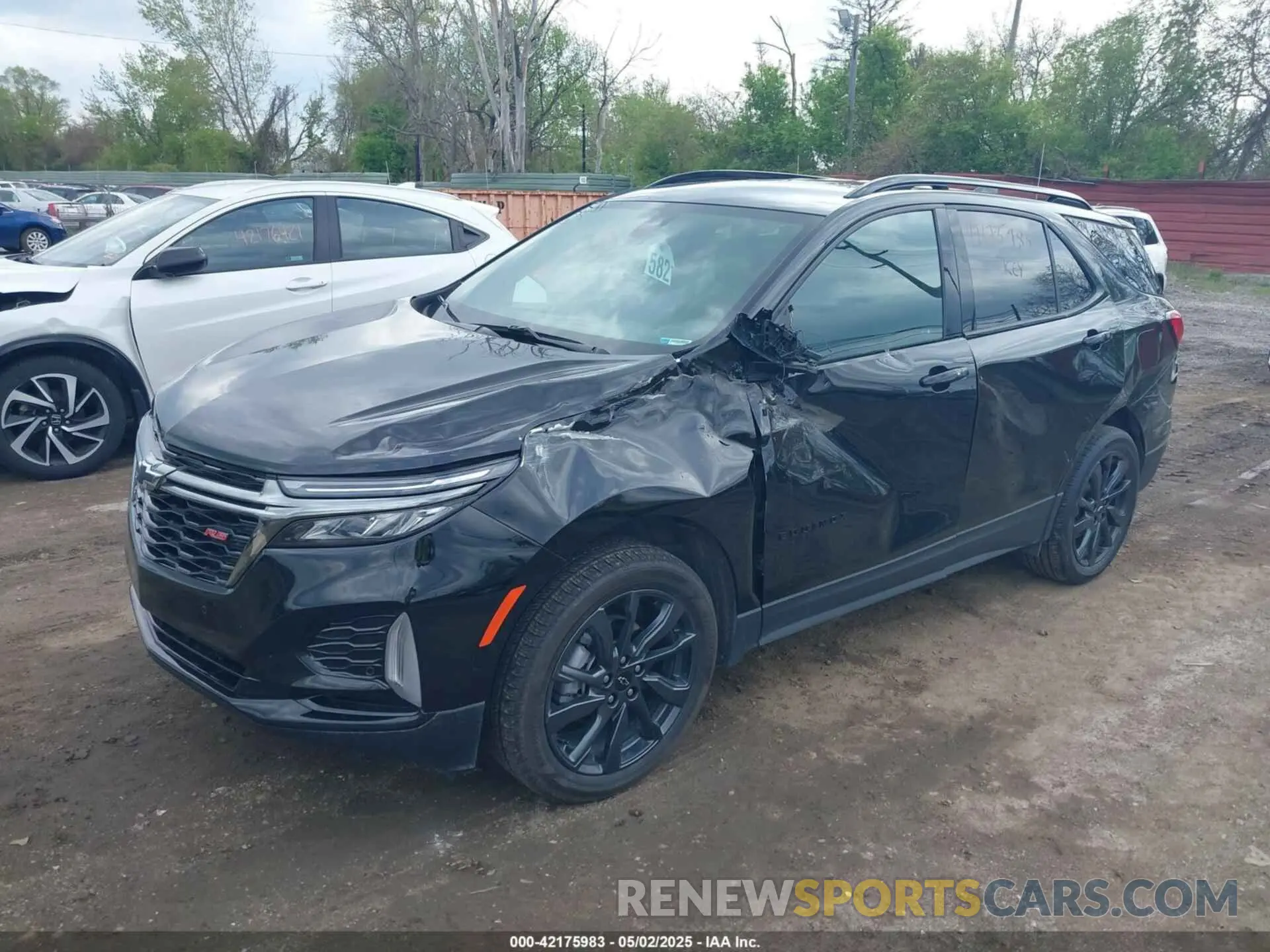 2 Photograph of a damaged car 3GNAXWEG5PL233000 CHEVROLET EQUINOX 2023
