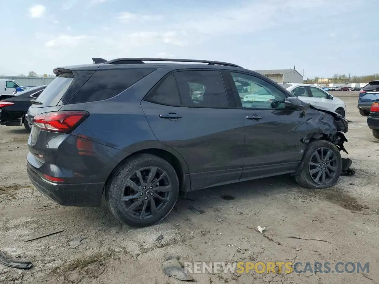 3 Photograph of a damaged car 3GNAXWEG6PS158541 CHEVROLET EQUINOX 2023