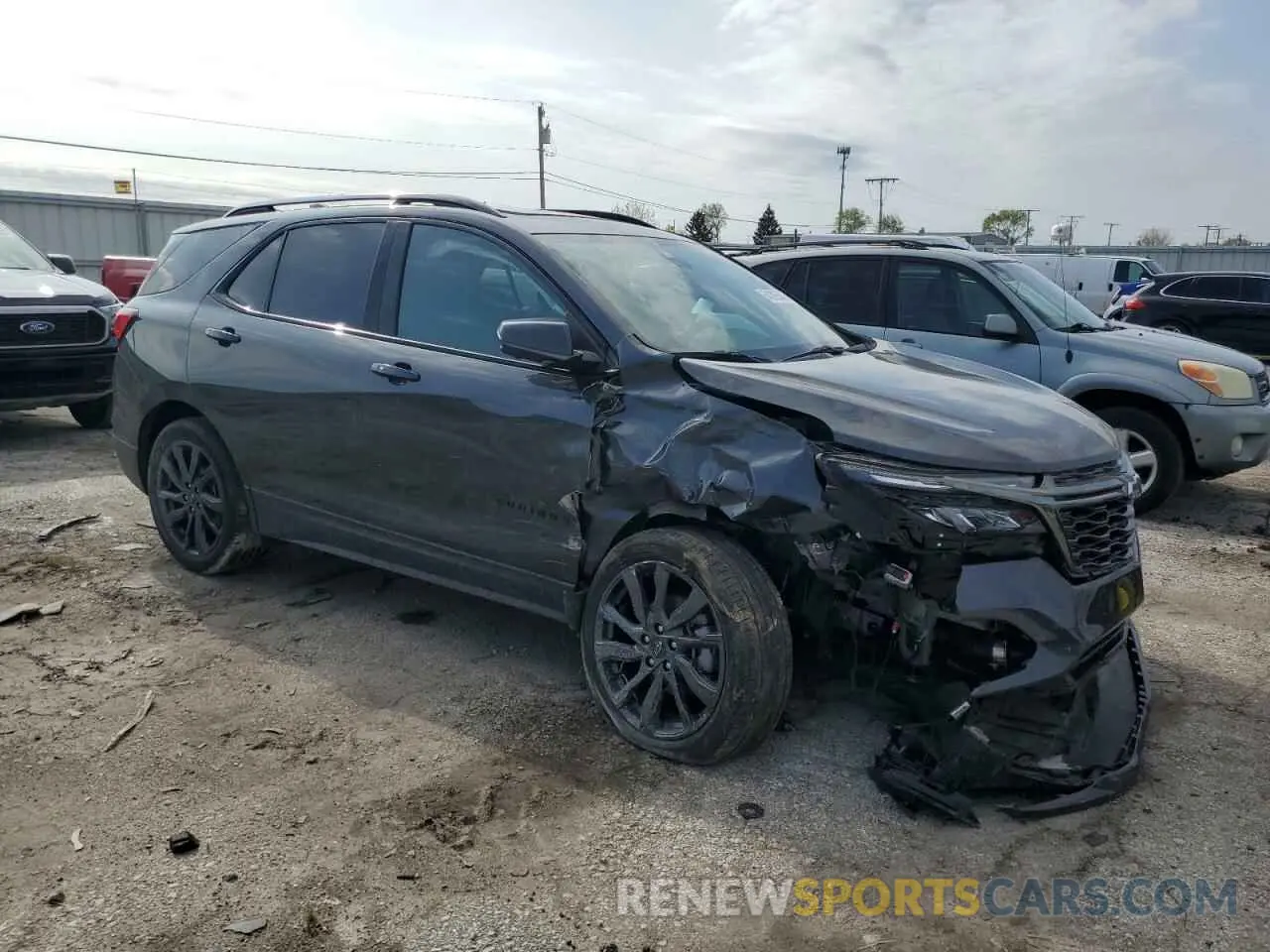 4 Photograph of a damaged car 3GNAXWEG6PS158541 CHEVROLET EQUINOX 2023