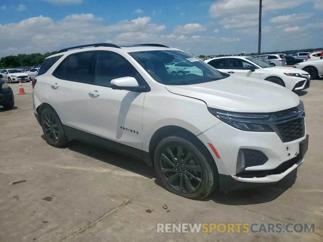 4 Photograph of a damaged car 3GNAXWEG7PS138248 CHEVROLET EQUINOX 2023