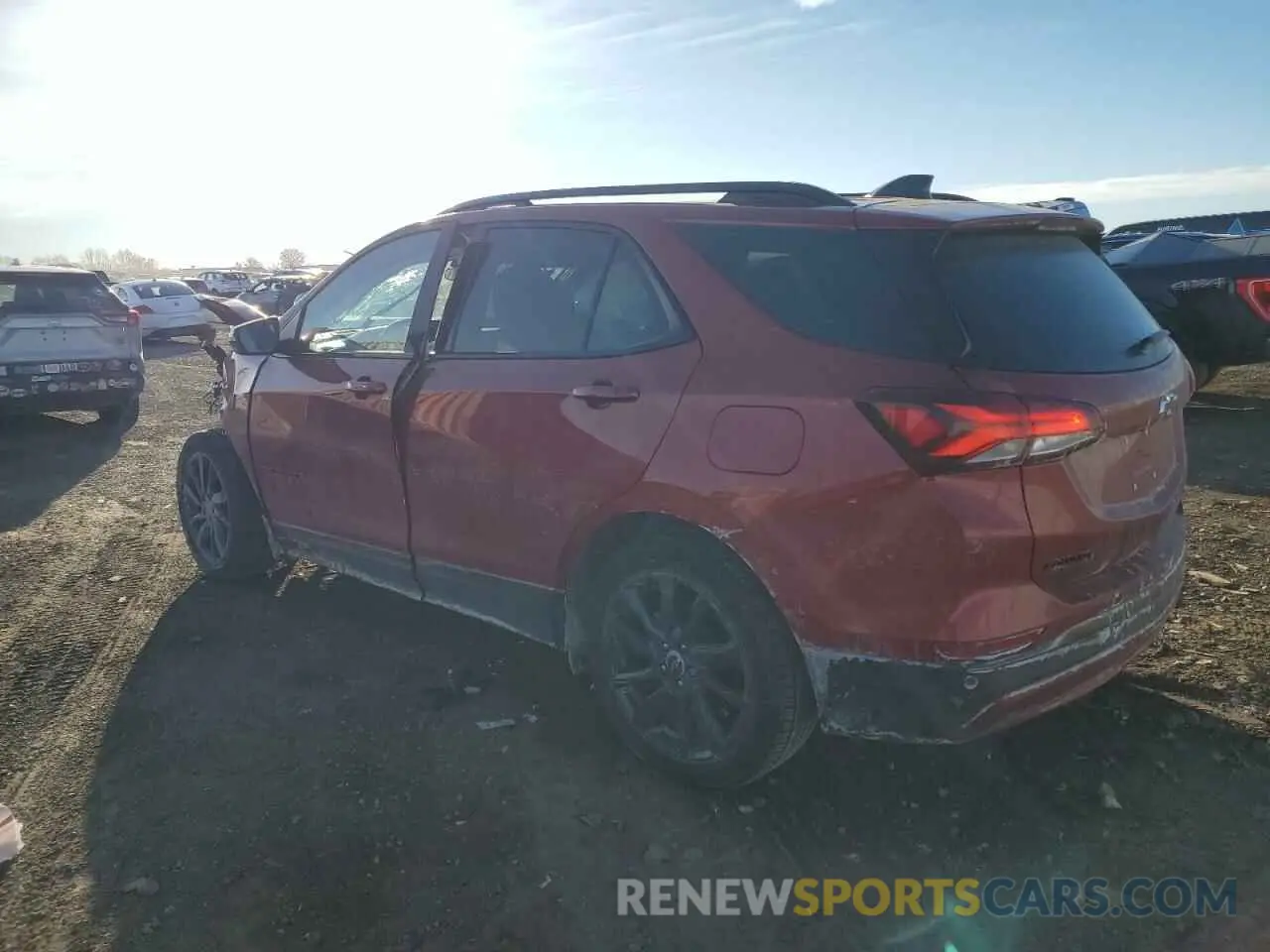 2 Photograph of a damaged car 3GNAXWEG8PL151276 CHEVROLET EQUINOX 2023