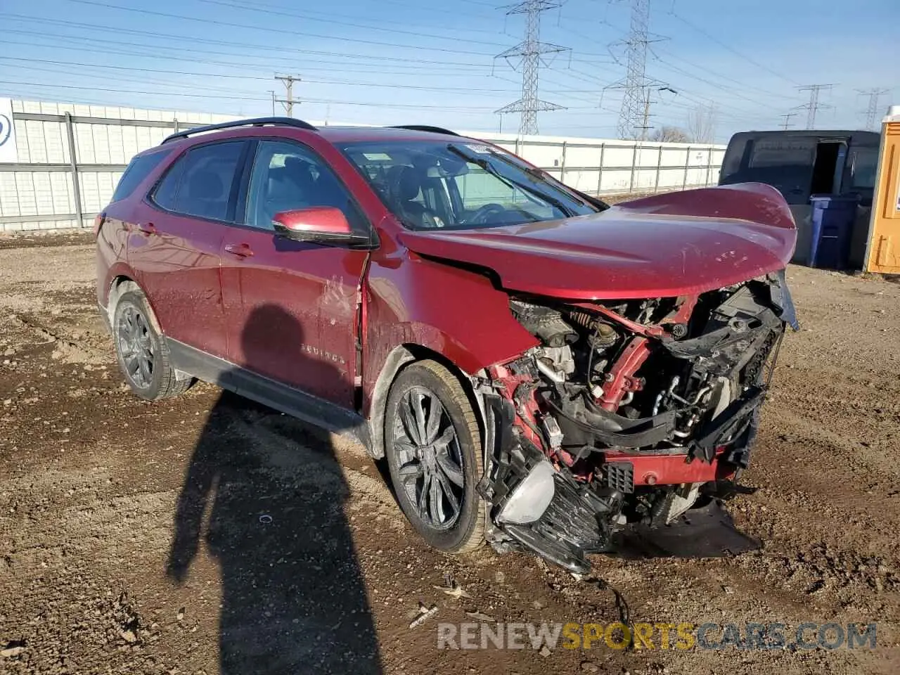 4 Photograph of a damaged car 3GNAXWEG8PL151276 CHEVROLET EQUINOX 2023