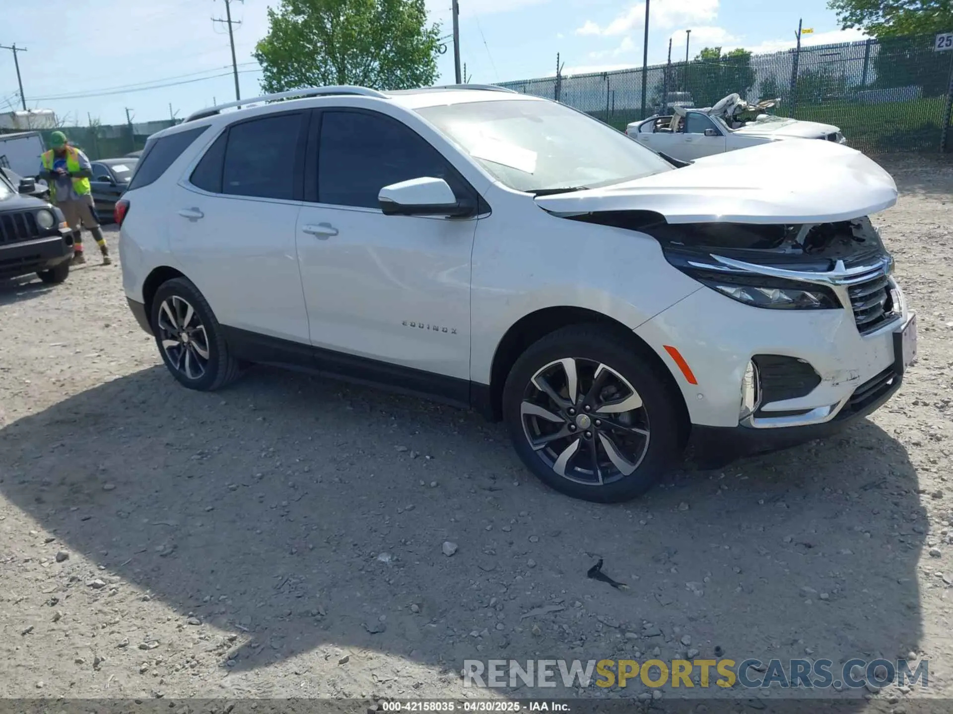 1 Photograph of a damaged car 3GNAXXEG2PL206262 CHEVROLET EQUINOX 2023