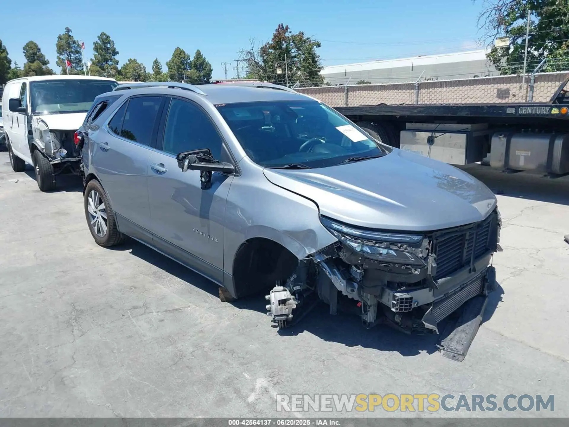 1 Photograph of a damaged car 3GNAXXEG5PL216221 CHEVROLET EQUINOX 2023