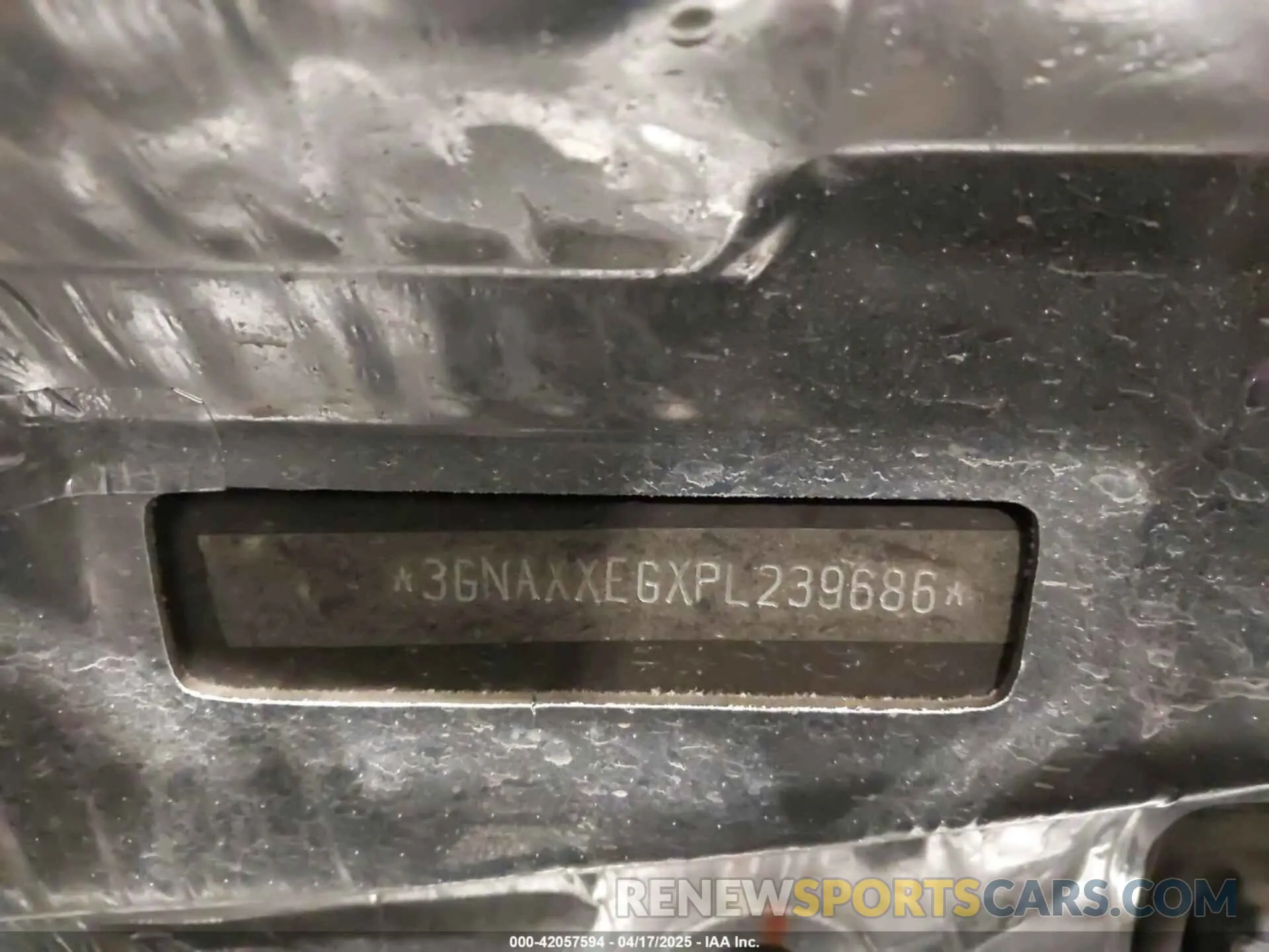 9 Photograph of a damaged car 3GNAXXEGXPL239686 CHEVROLET EQUINOX 2023