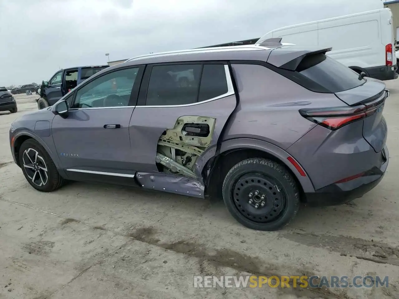 2 Photograph of a damaged car 3GN7DLRP3RS282507 CHEVROLET EQUINOX 2024