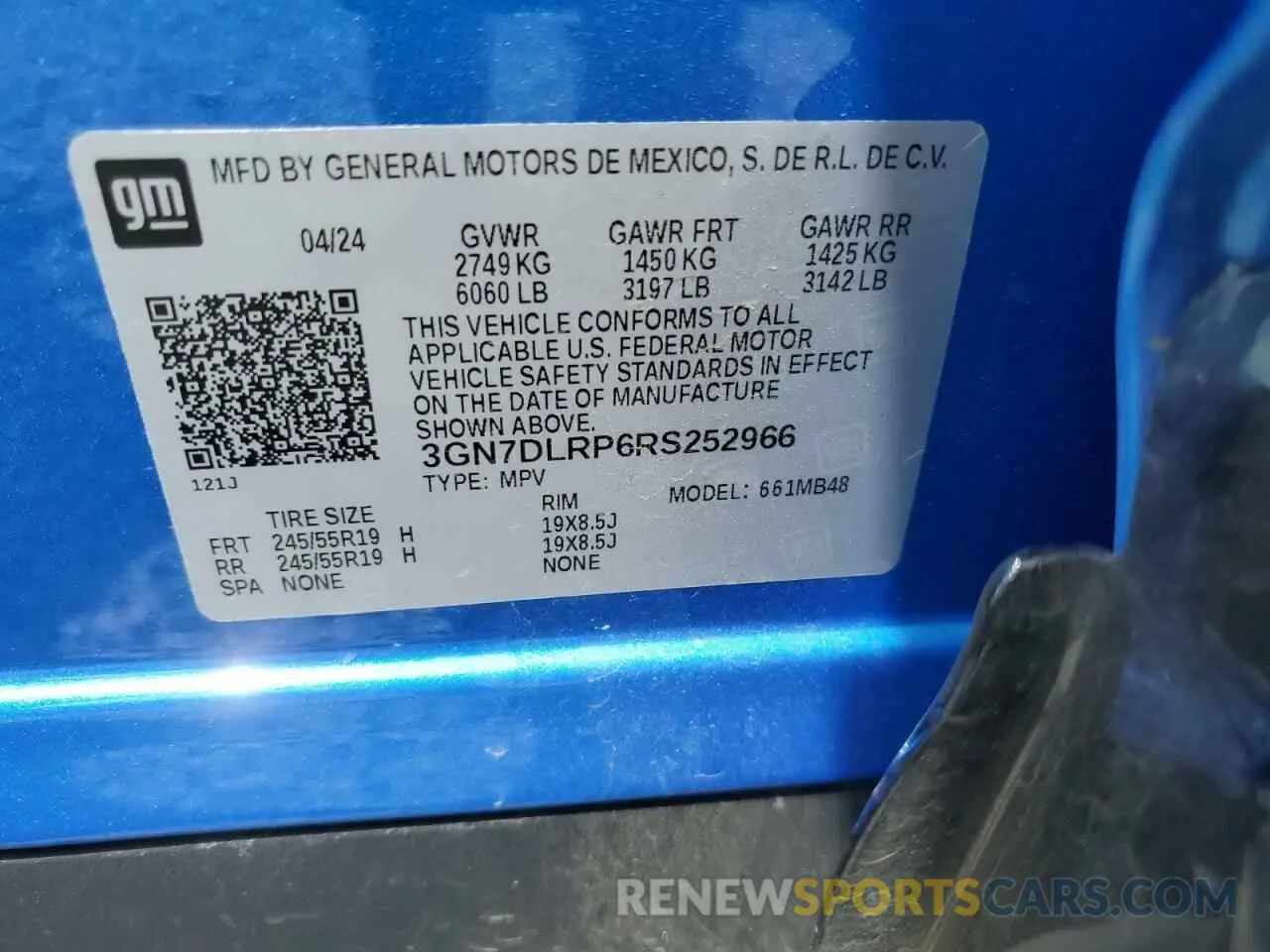 12 Photograph of a damaged car 3GN7DLRP6RS252966 CHEVROLET EQUINOX 2024