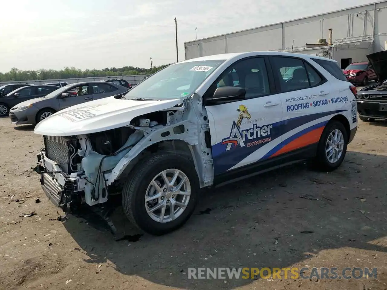 1 Photograph of a damaged car 3GNAXFEG2RL270802 CHEVROLET EQUINOX 2024