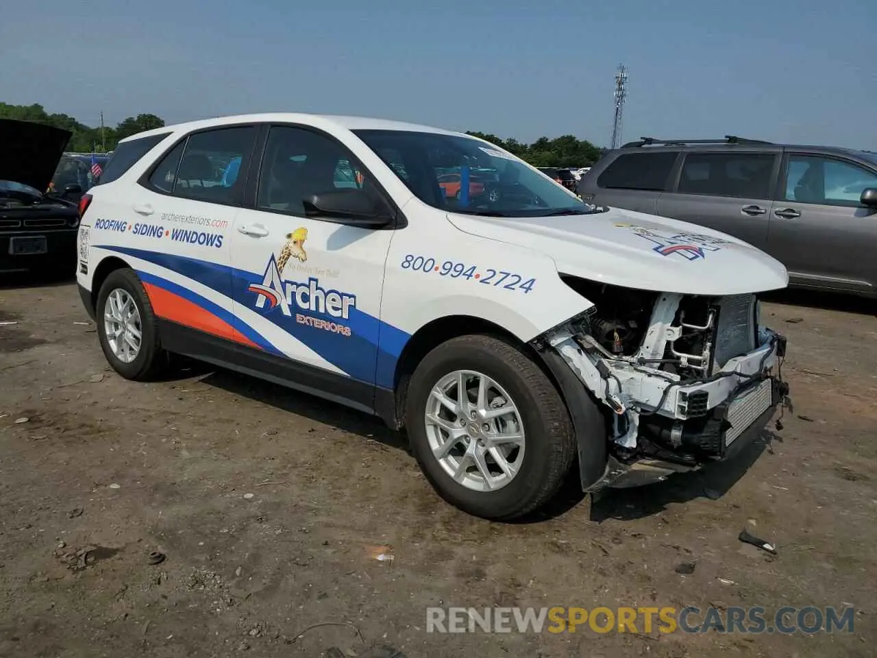 4 Photograph of a damaged car 3GNAXFEG2RL270802 CHEVROLET EQUINOX 2024