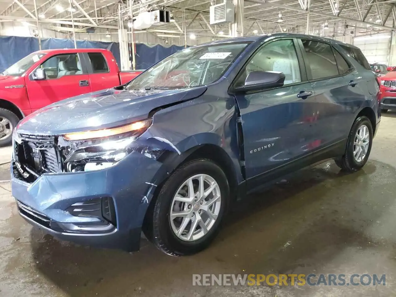 1 Photograph of a damaged car 3GNAXHEG0RL209038 CHEVROLET EQUINOX 2024