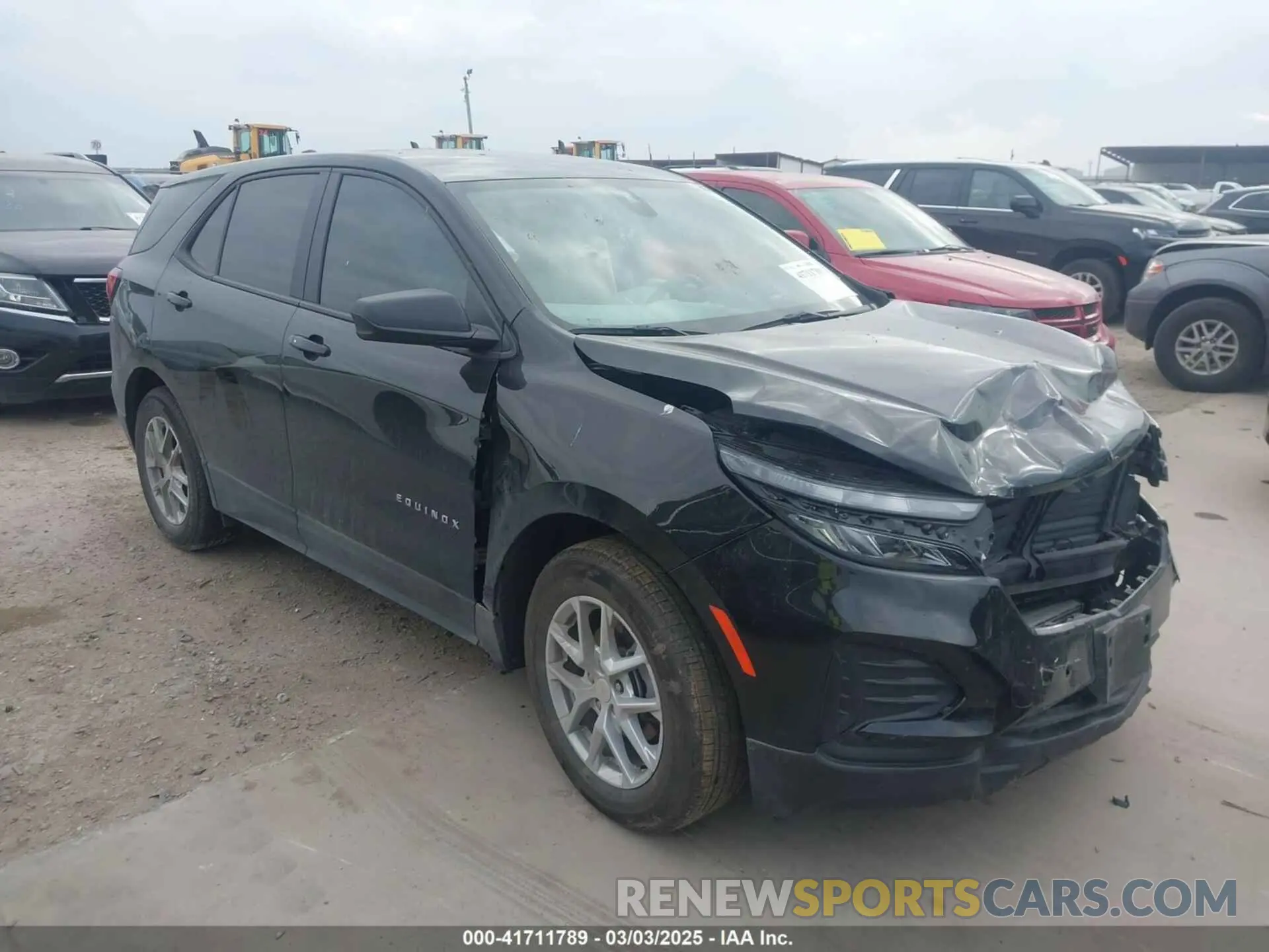 1 Photograph of a damaged car 3GNAXHEG0RL238118 CHEVROLET EQUINOX 2024