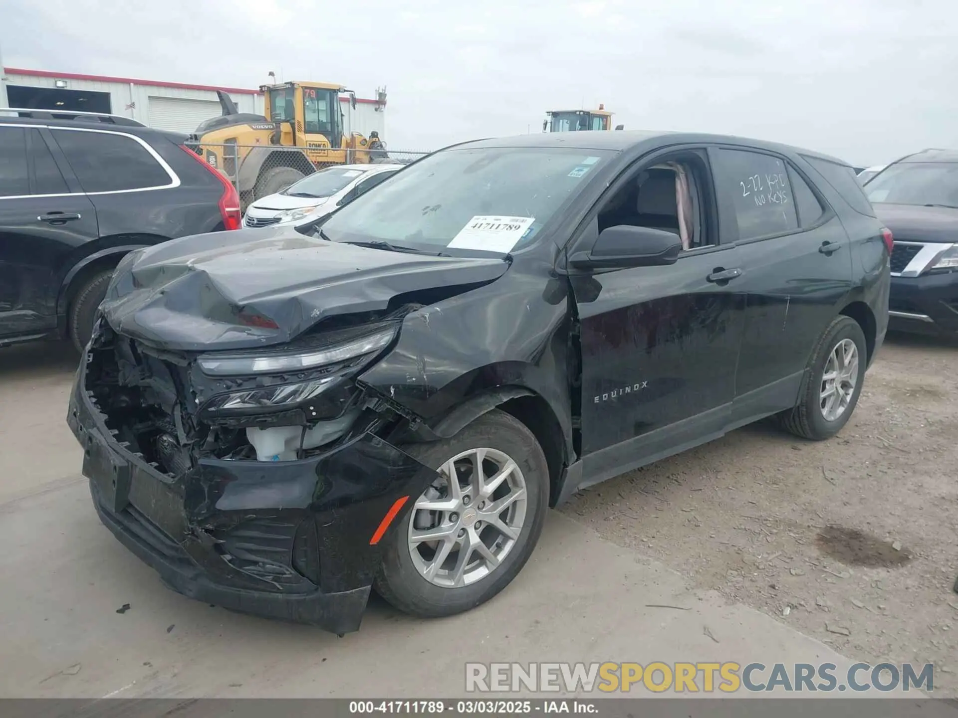 2 Photograph of a damaged car 3GNAXHEG0RL238118 CHEVROLET EQUINOX 2024