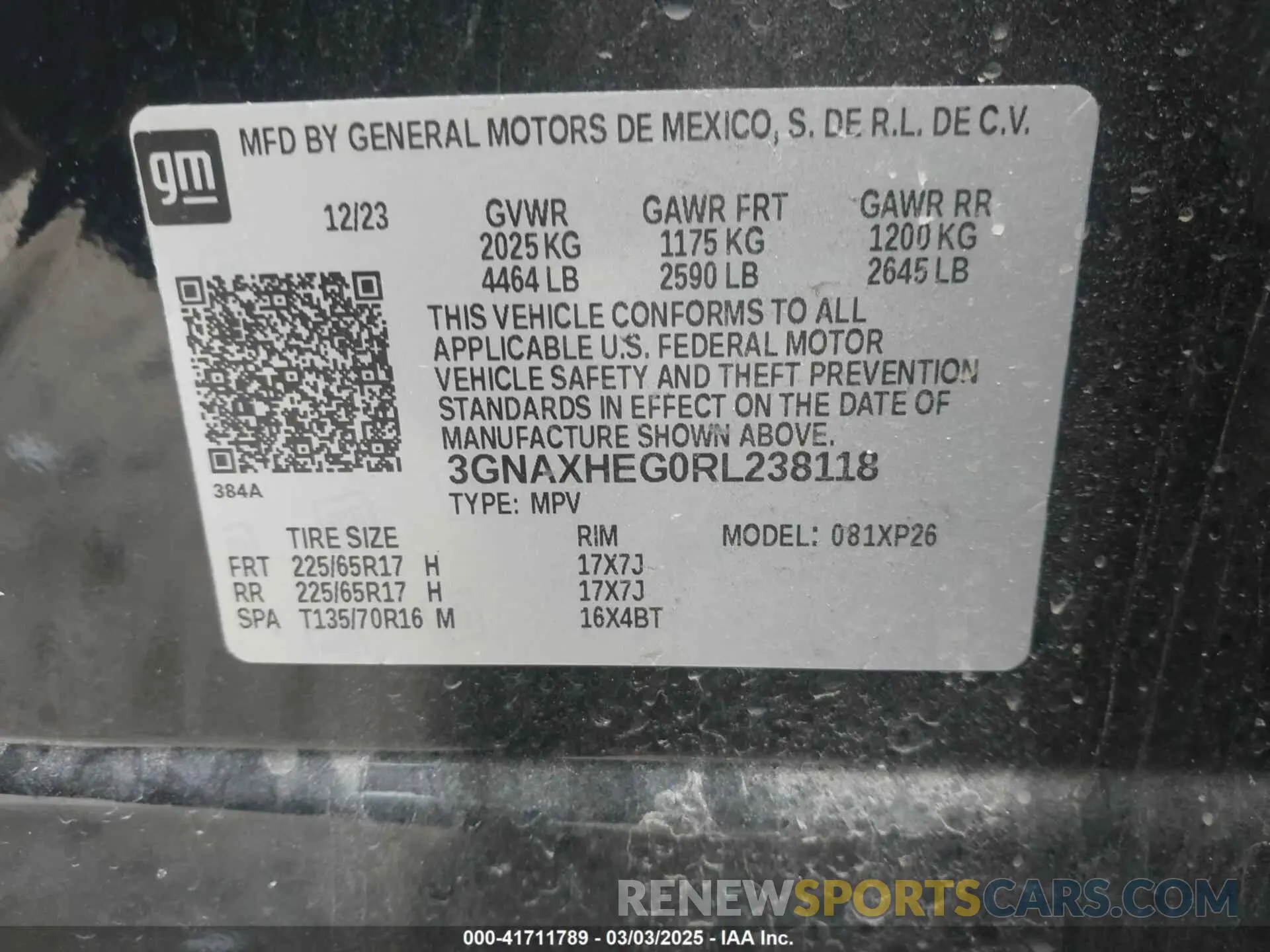 9 Photograph of a damaged car 3GNAXHEG0RL238118 CHEVROLET EQUINOX 2024