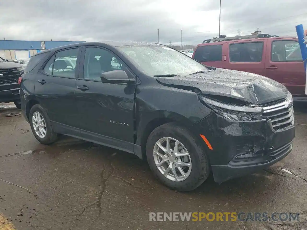 4 Photograph of a damaged car 3GNAXHEG1RL322075 CHEVROLET EQUINOX 2024