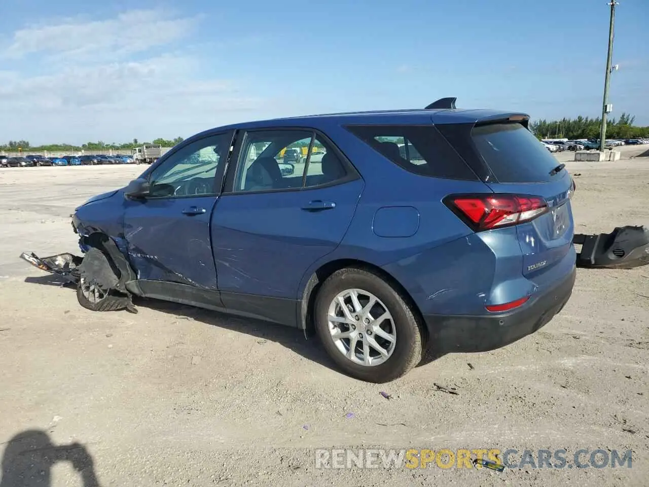 2 Photograph of a damaged car 3GNAXHEG1RL330421 CHEVROLET EQUINOX 2024
