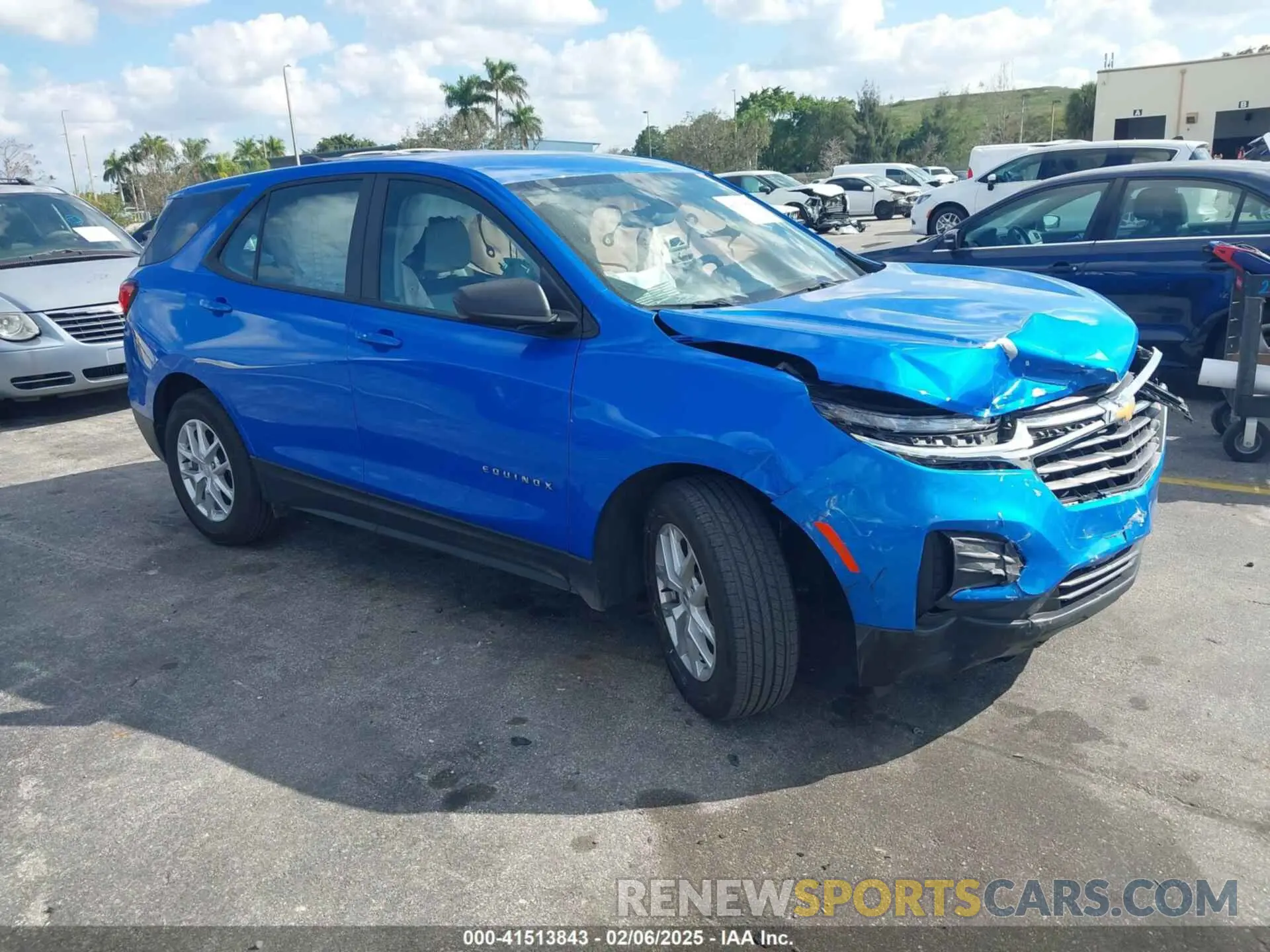 1 Photograph of a damaged car 3GNAXHEG2RL160764 CHEVROLET EQUINOX 2024