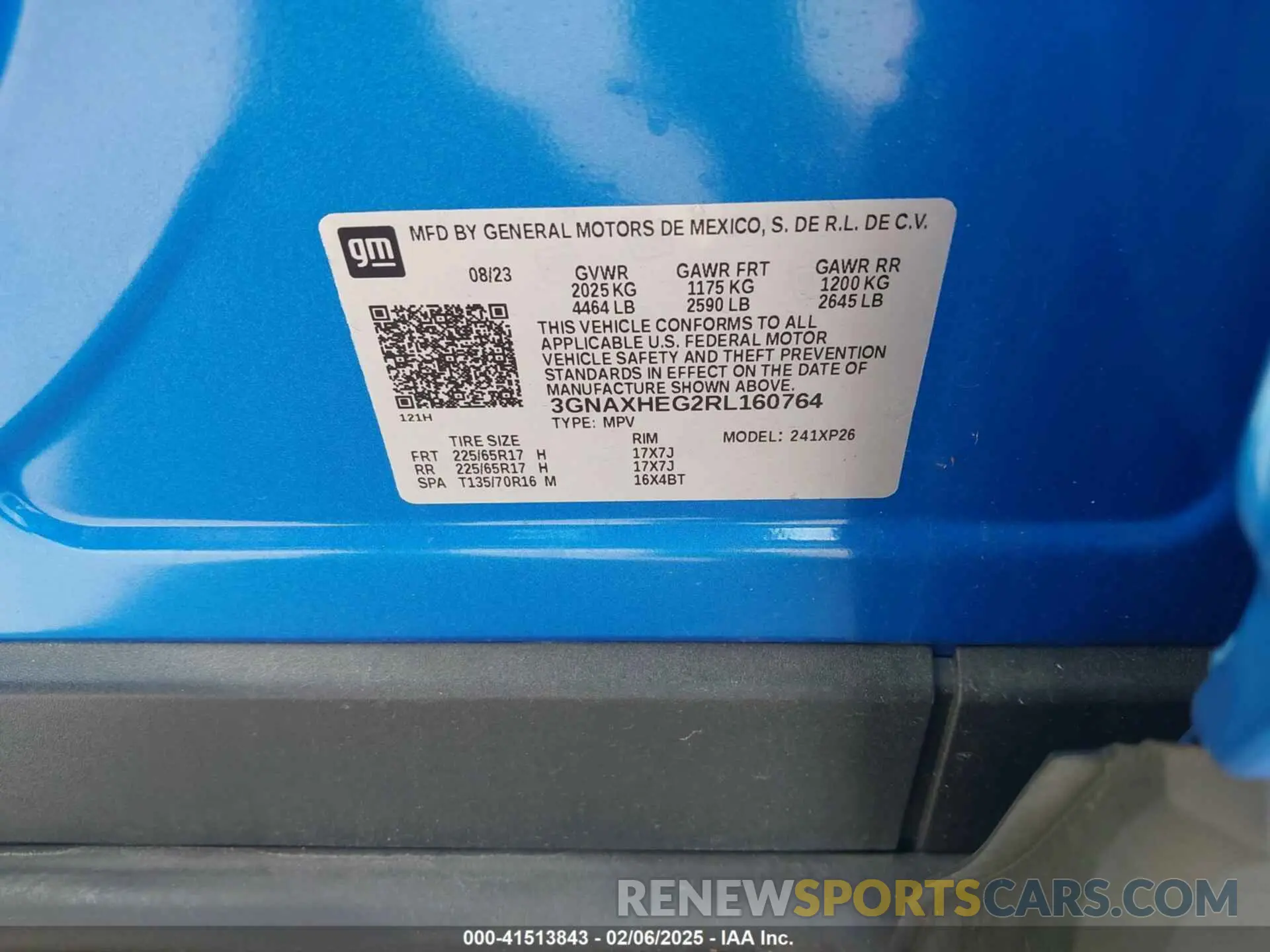 9 Photograph of a damaged car 3GNAXHEG2RL160764 CHEVROLET EQUINOX 2024