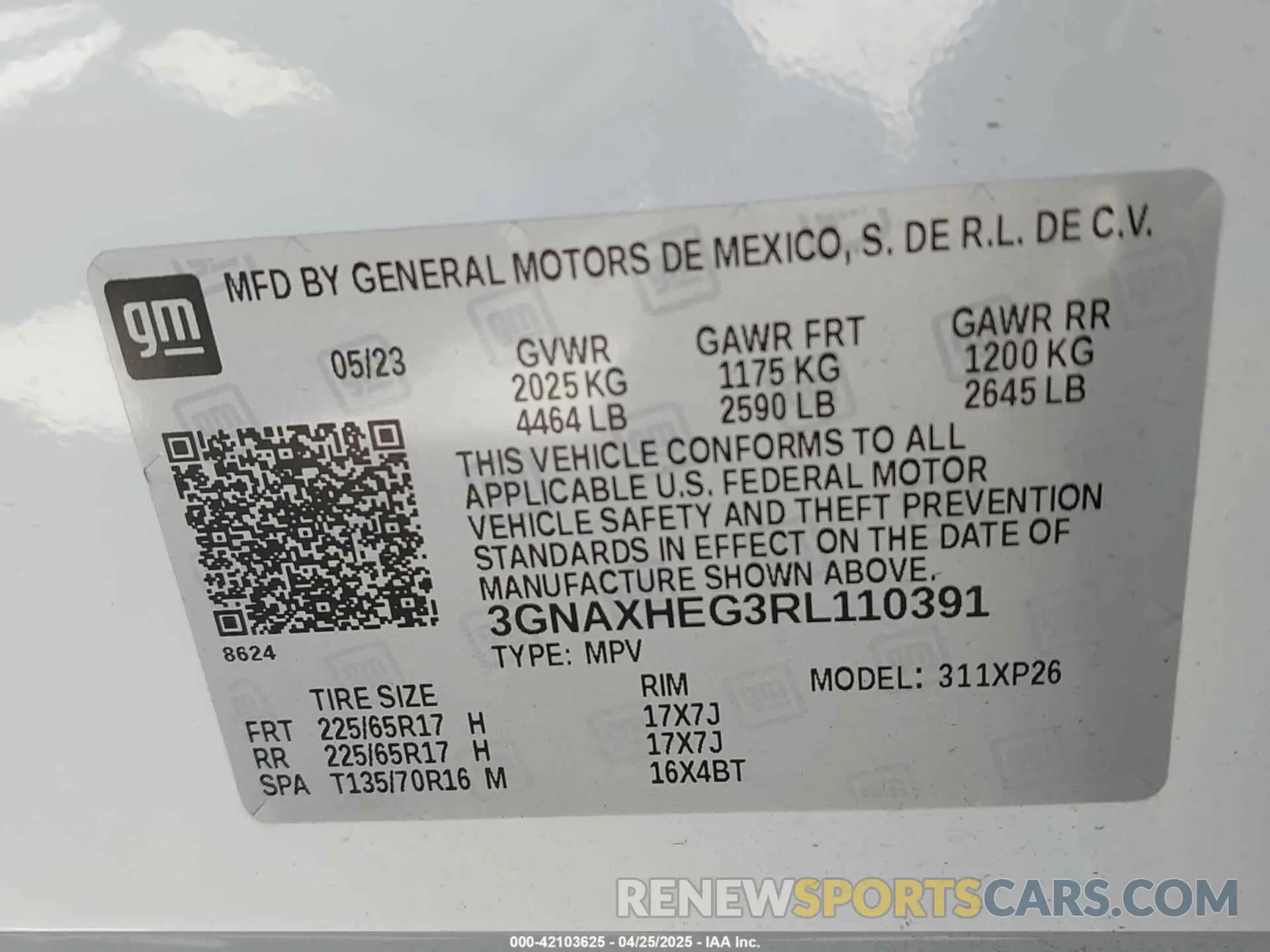 9 Photograph of a damaged car 3GNAXHEG3RL110391 CHEVROLET EQUINOX 2024