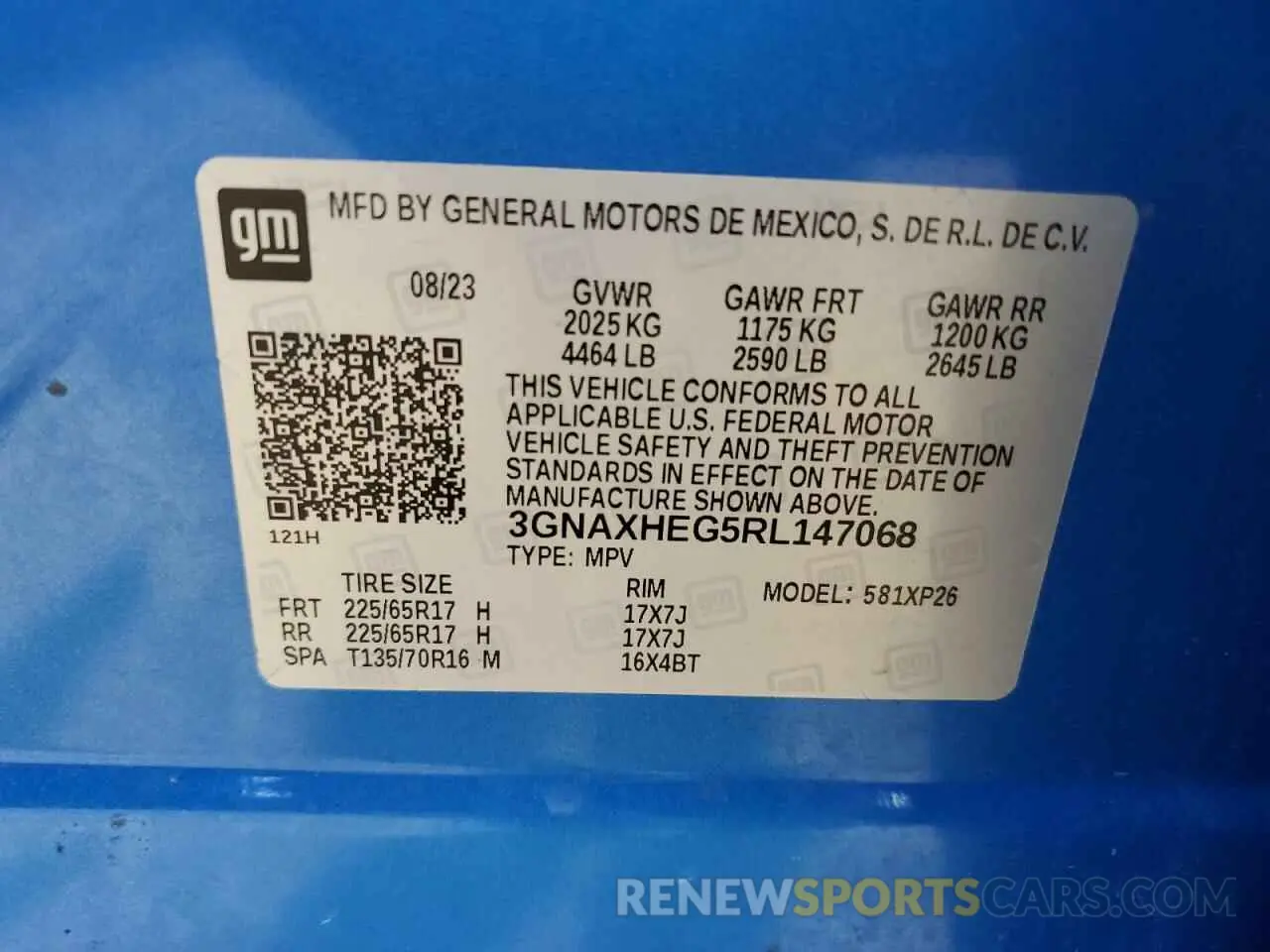 15 Photograph of a damaged car 3GNAXHEG5RL147068 CHEVROLET EQUINOX 2024