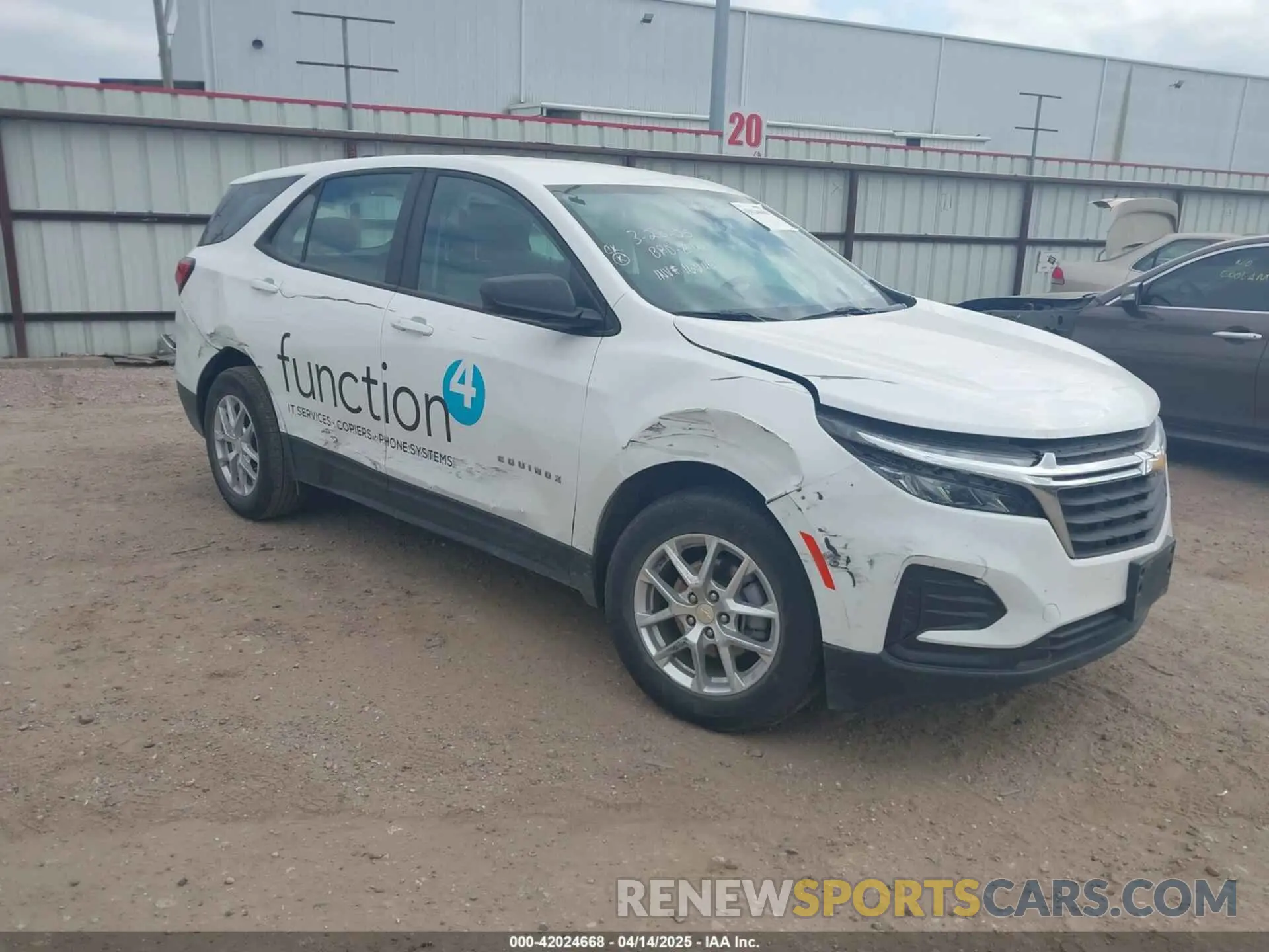 1 Photograph of a damaged car 3GNAXHEG5RL264469 CHEVROLET EQUINOX 2024