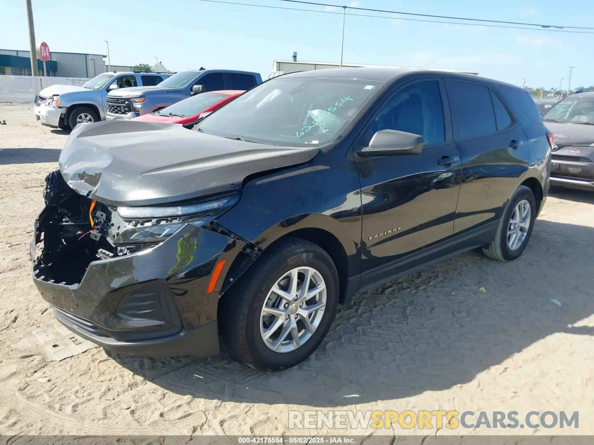 2 Photograph of a damaged car 3GNAXHEG6RL197204 CHEVROLET EQUINOX 2024