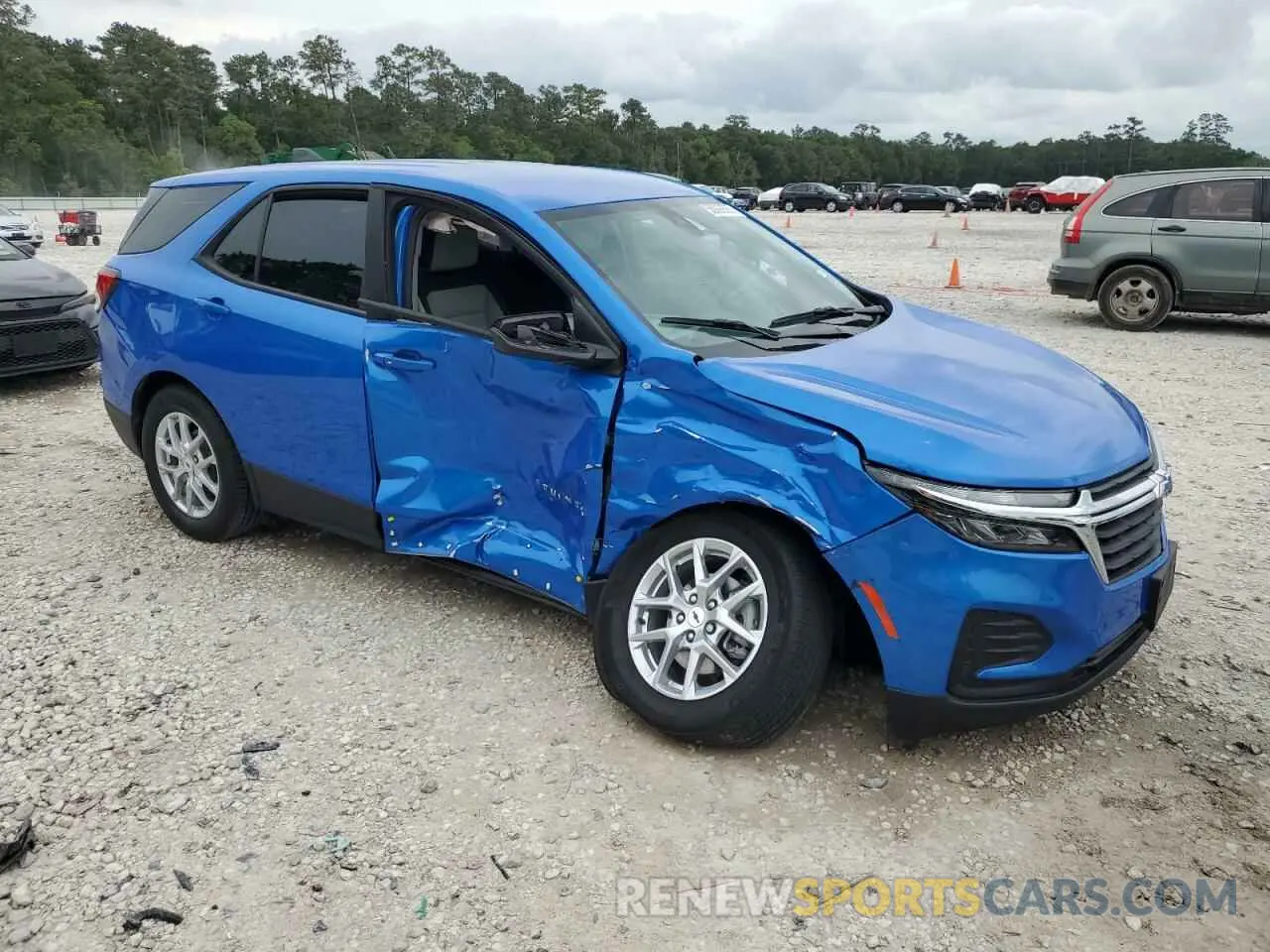 4 Photograph of a damaged car 3GNAXHEG6RL252606 CHEVROLET EQUINOX 2024