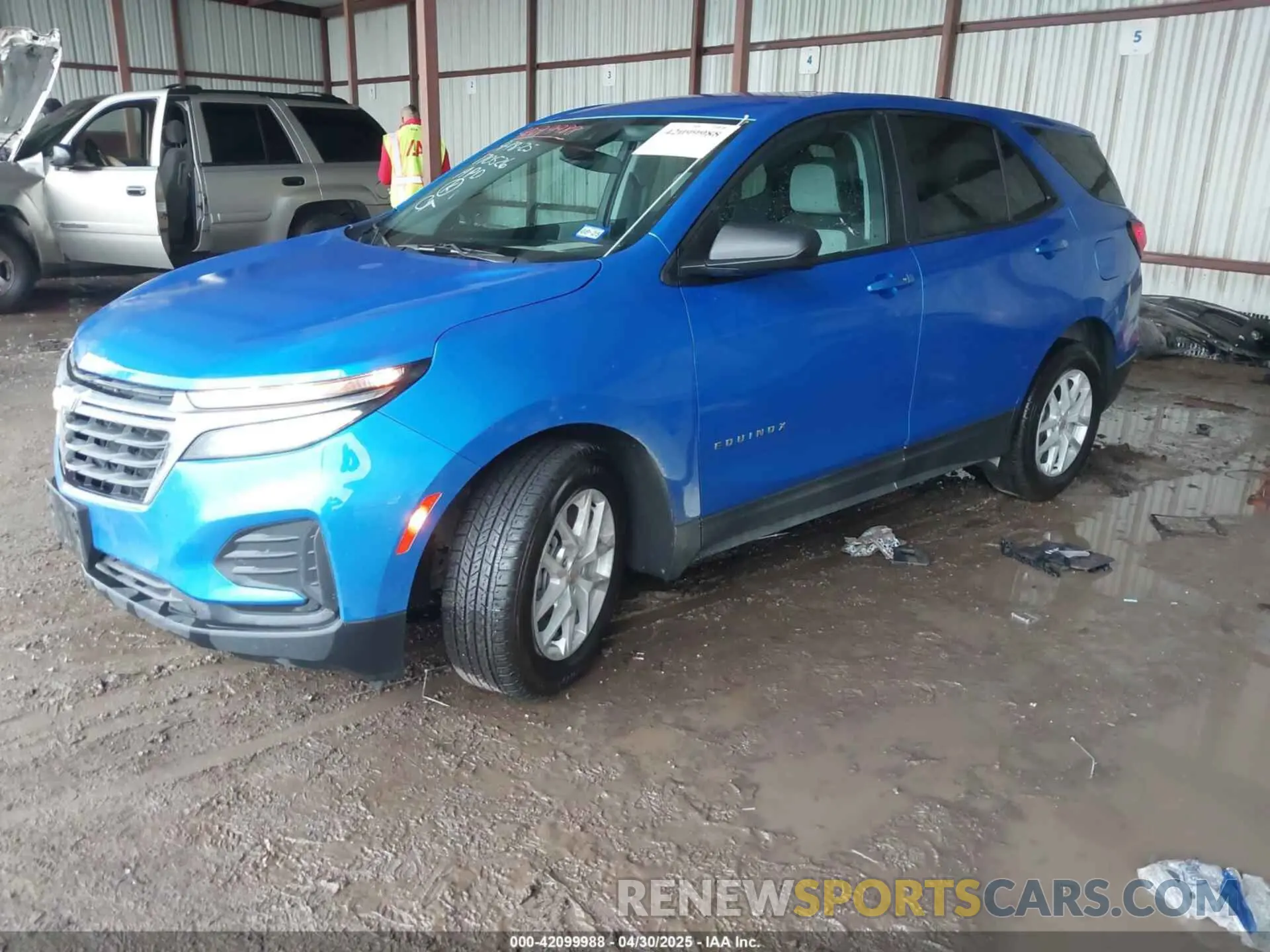 2 Photograph of a damaged car 3GNAXHEG7RL123497 CHEVROLET EQUINOX 2024