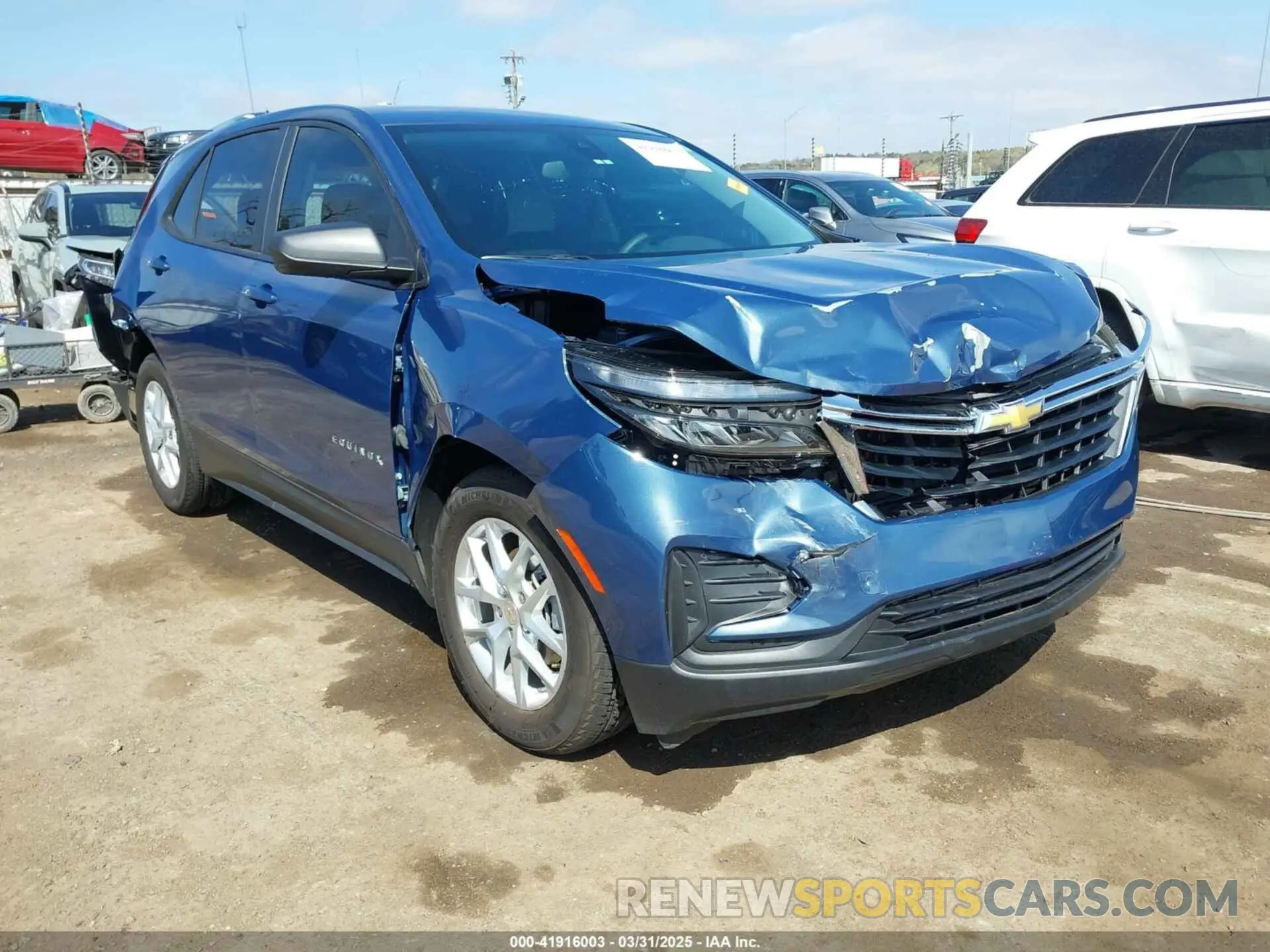 1 Photograph of a damaged car 3GNAXHEG7RL221848 CHEVROLET EQUINOX 2024