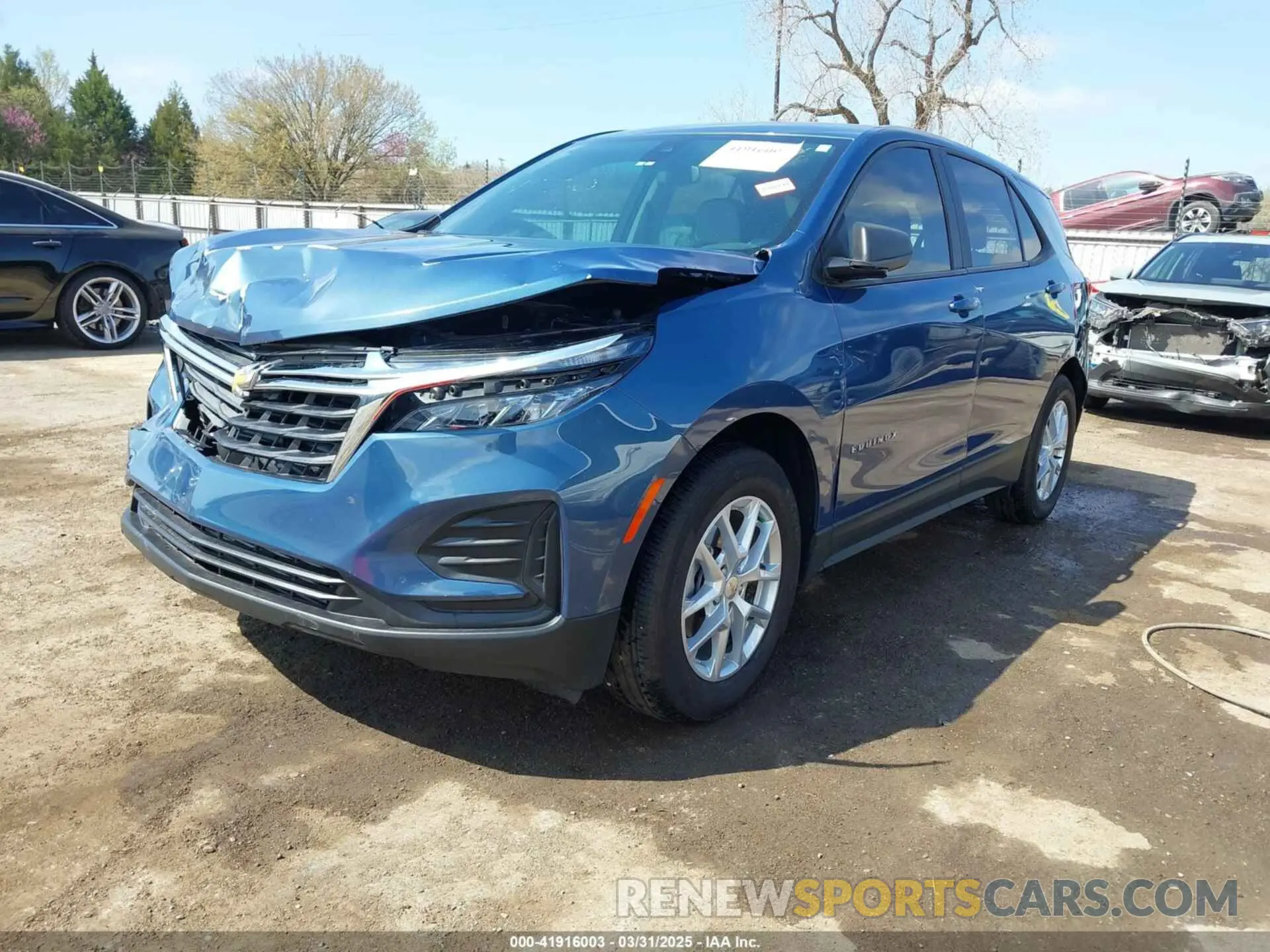 2 Photograph of a damaged car 3GNAXHEG7RL221848 CHEVROLET EQUINOX 2024