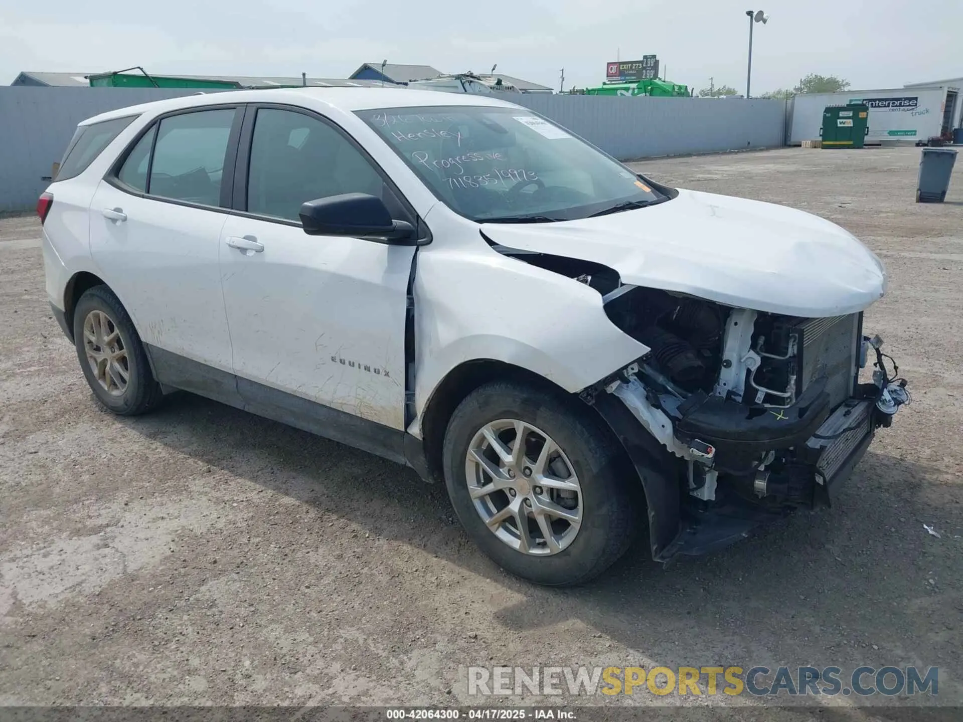 1 Photograph of a damaged car 3GNAXHEG8RL218005 CHEVROLET EQUINOX 2024