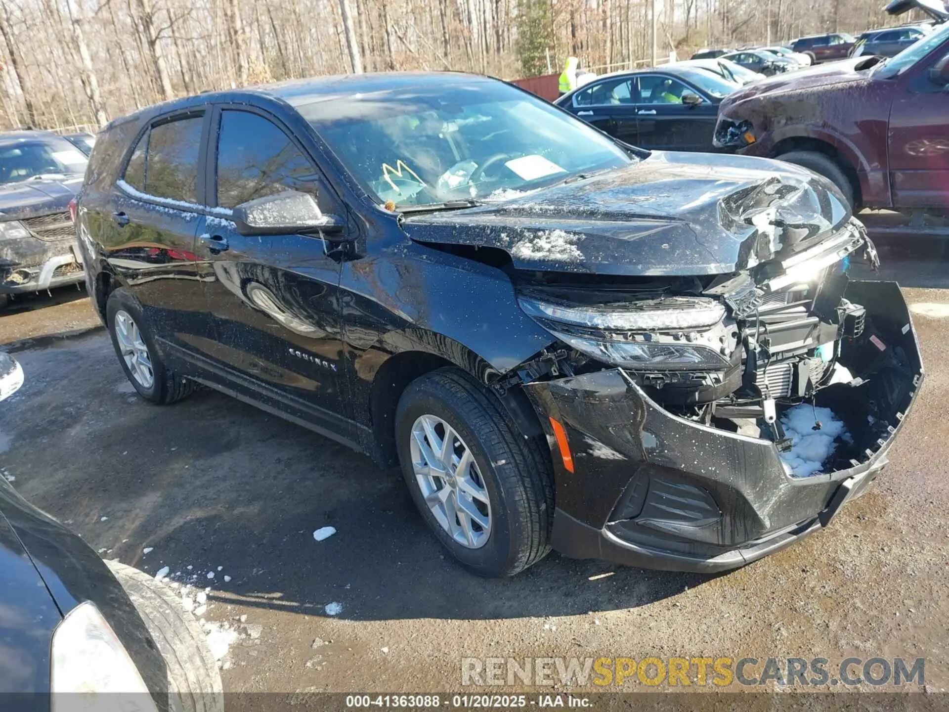 1 Photograph of a damaged car 3GNAXHEGXRL143825 CHEVROLET EQUINOX 2024