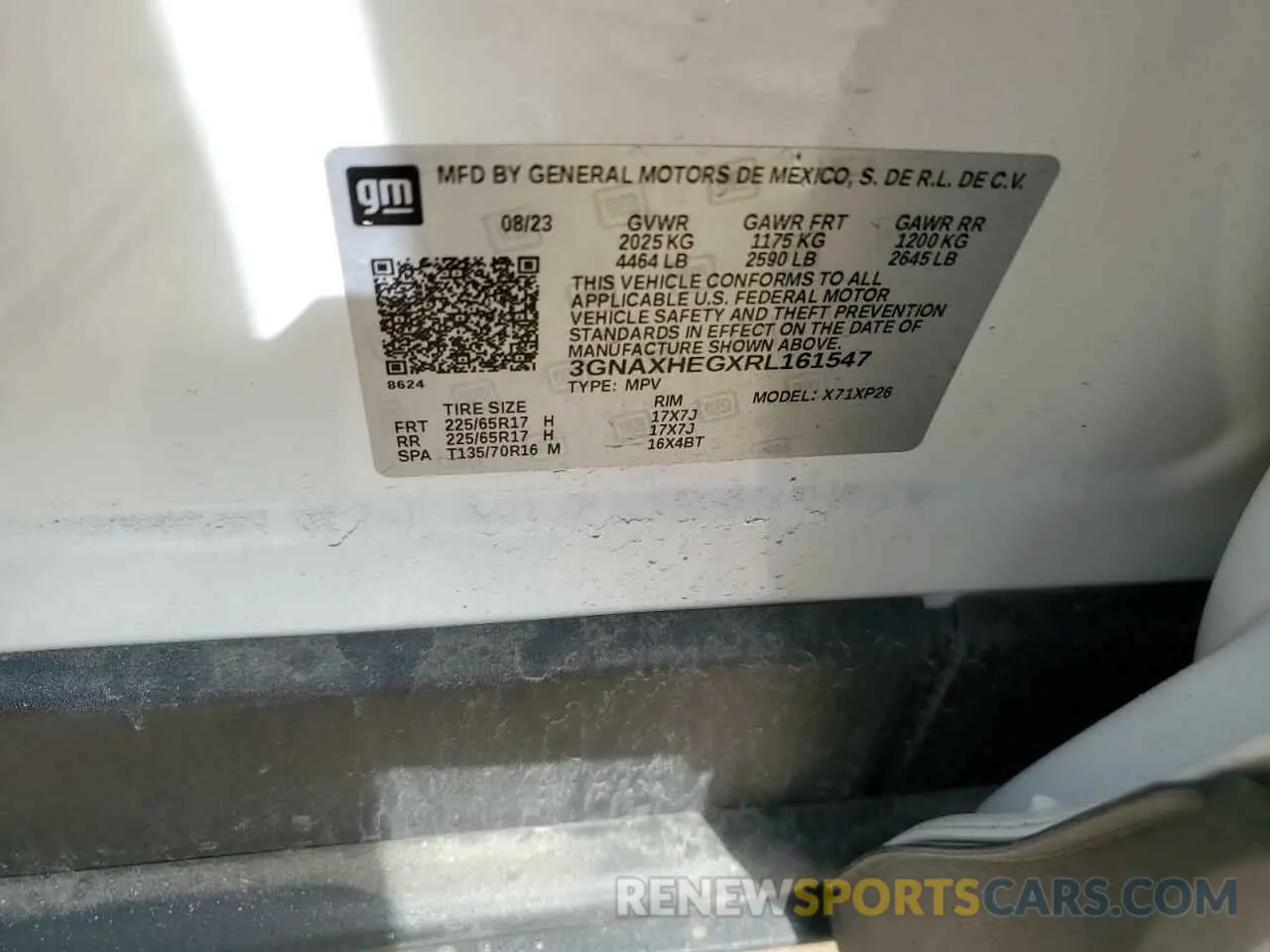 12 Photograph of a damaged car 3GNAXHEGXRL161547 CHEVROLET EQUINOX 2024